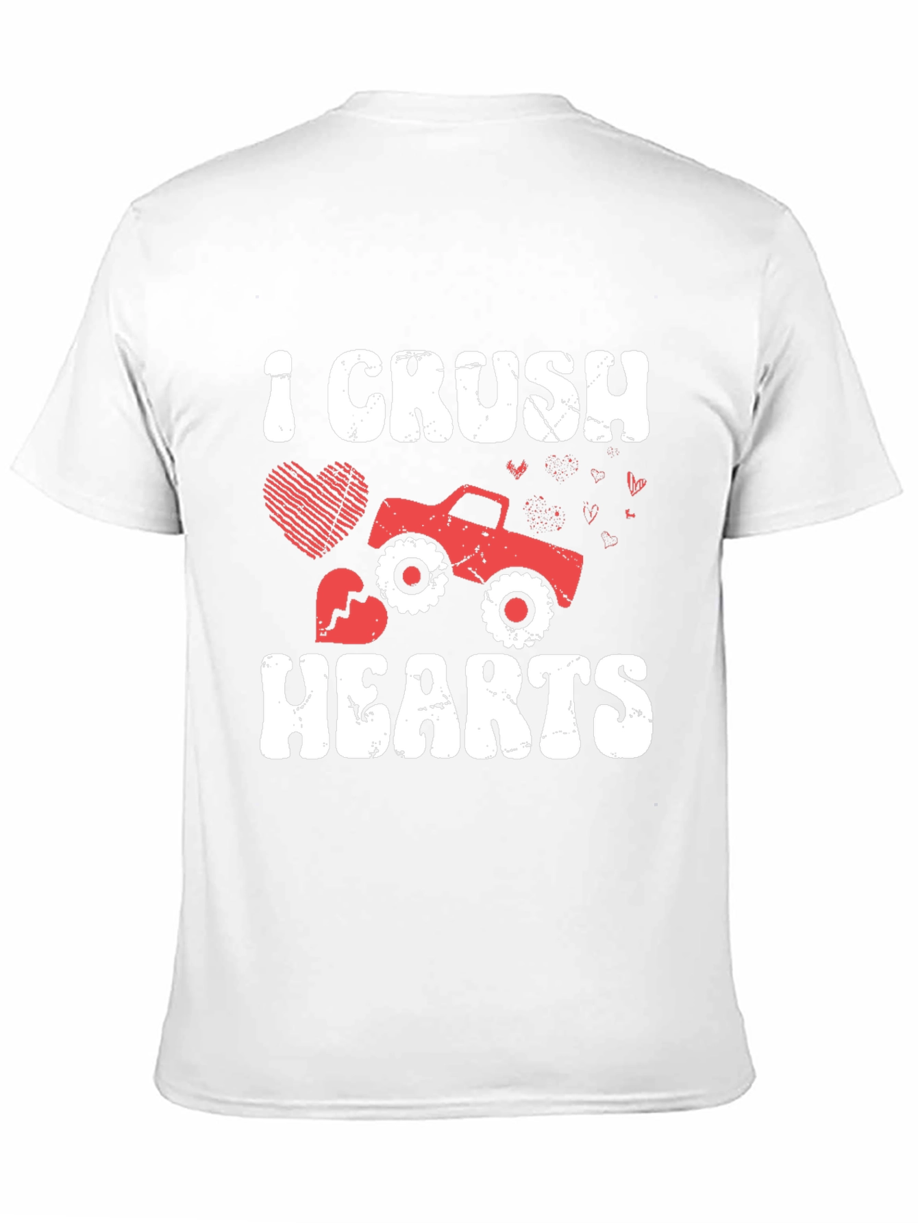 I Crush Hearts Monster Truck Graphic Tee