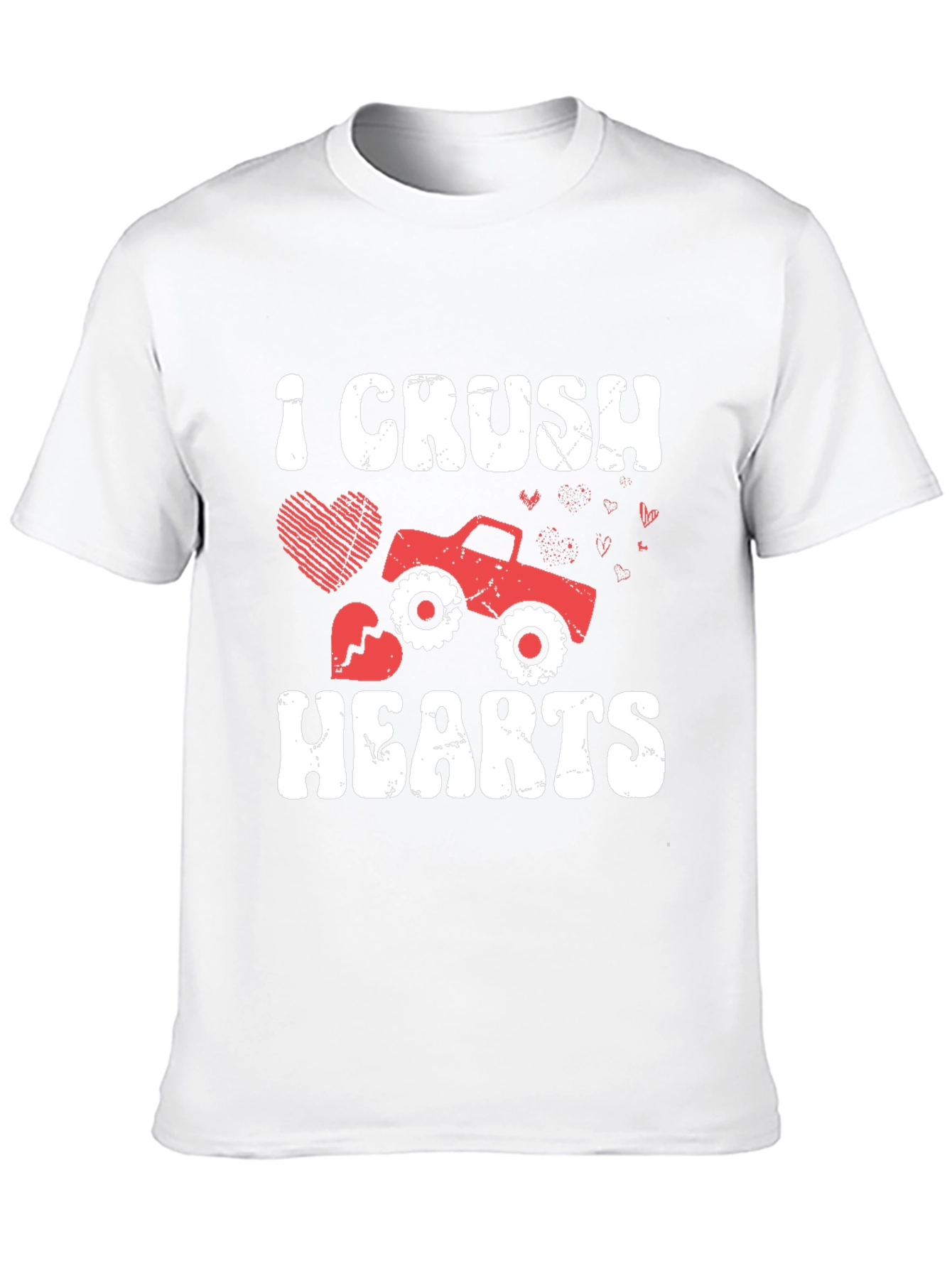I Crush Hearts Monster Truck Graphic Tee