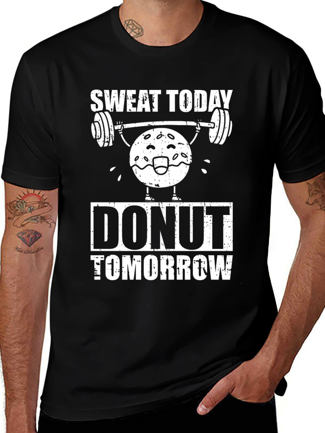 Sweat Today Donut Tomorrow T-Shirt