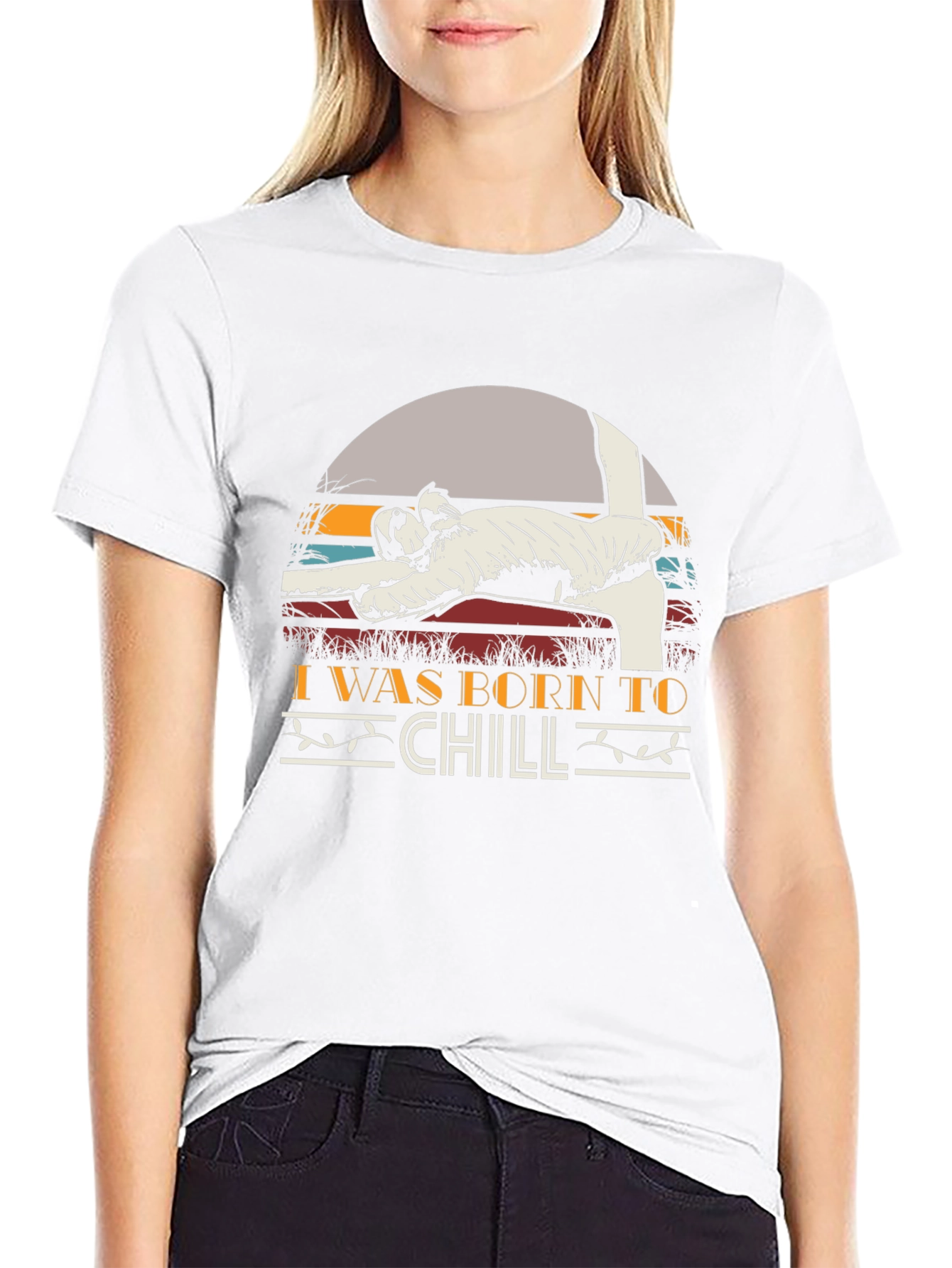 Born To Chill T-Shirt Funny Relaxing Tee