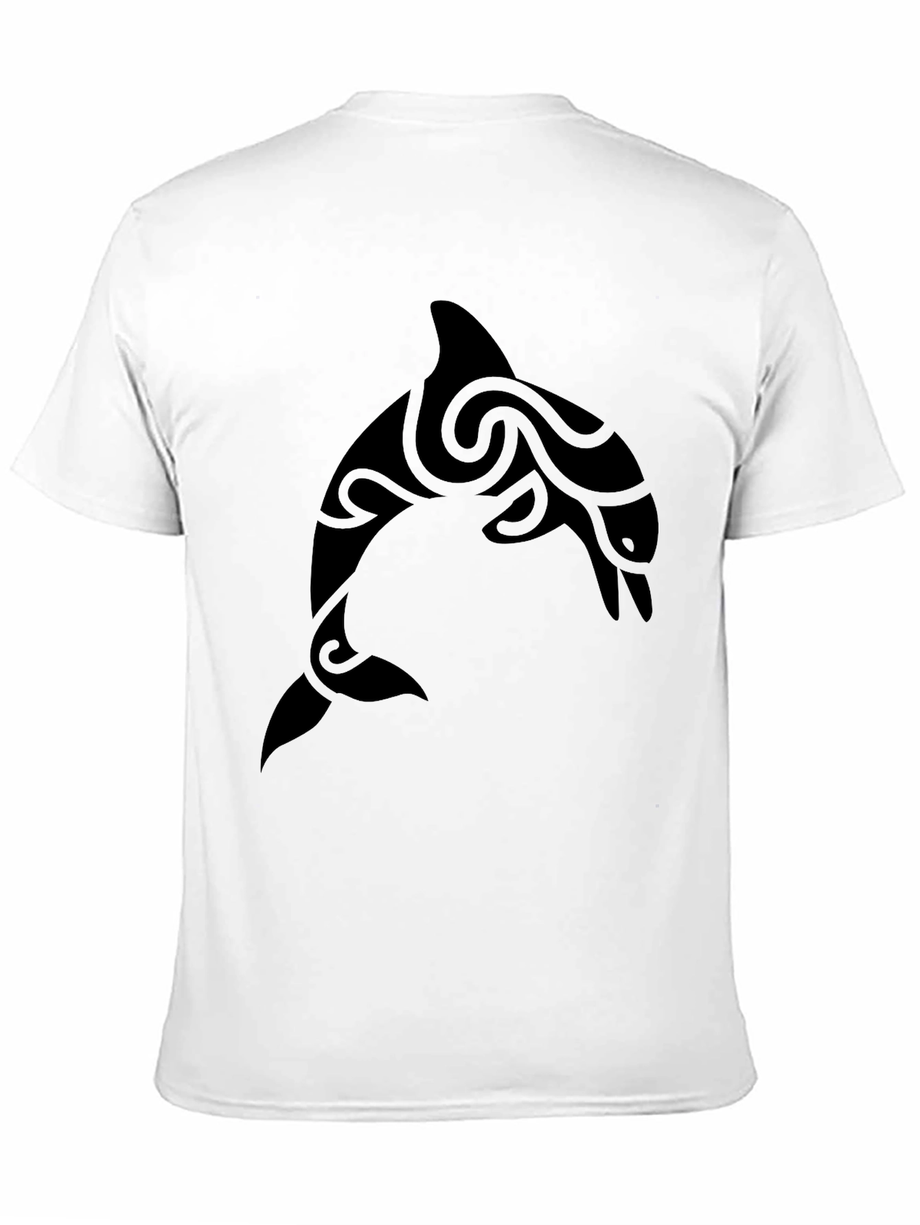 Tribal Dolphin Graphic T-Shirt