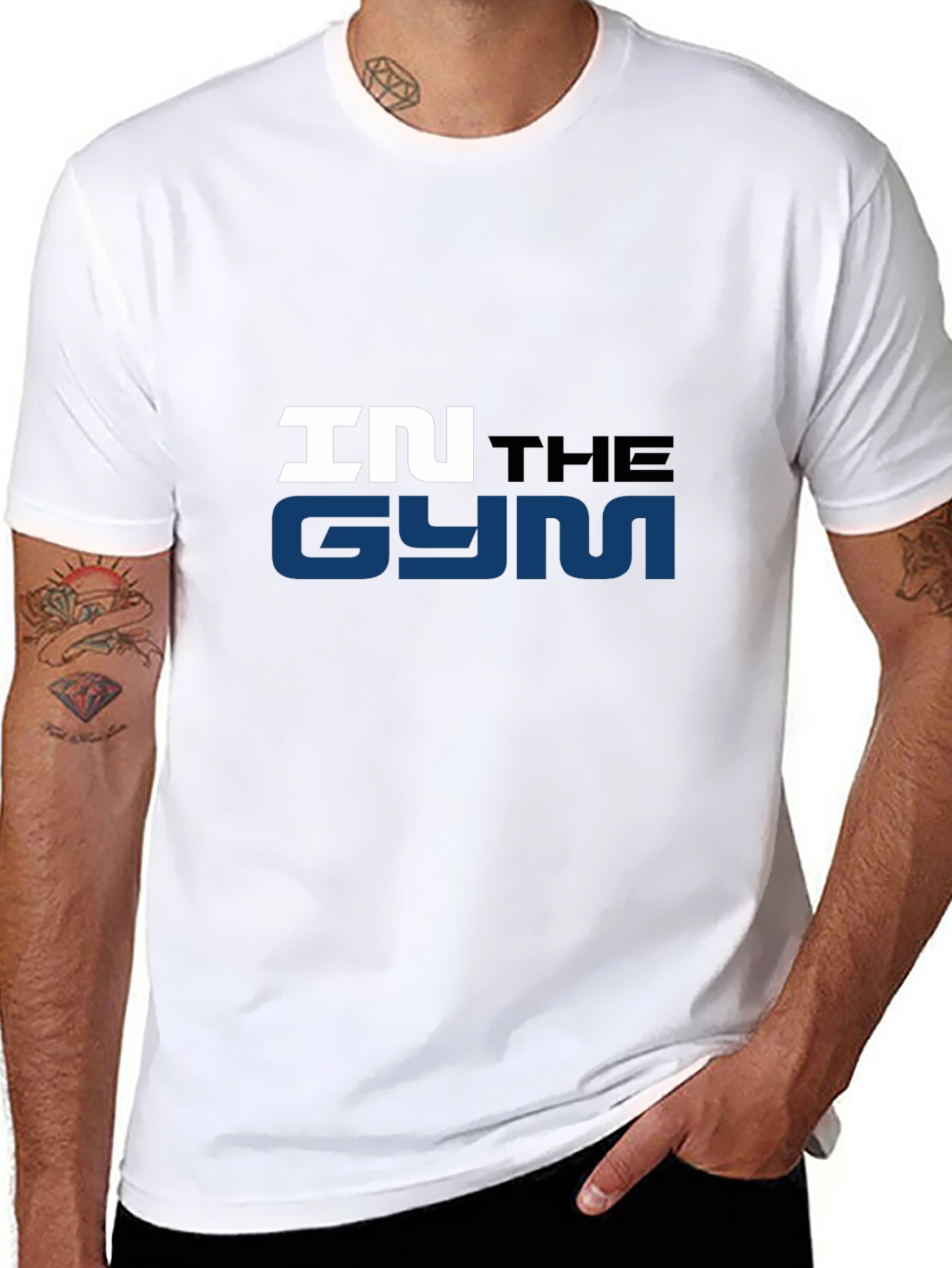 In the Gym T-Shirt - Mens Fitness Apparel