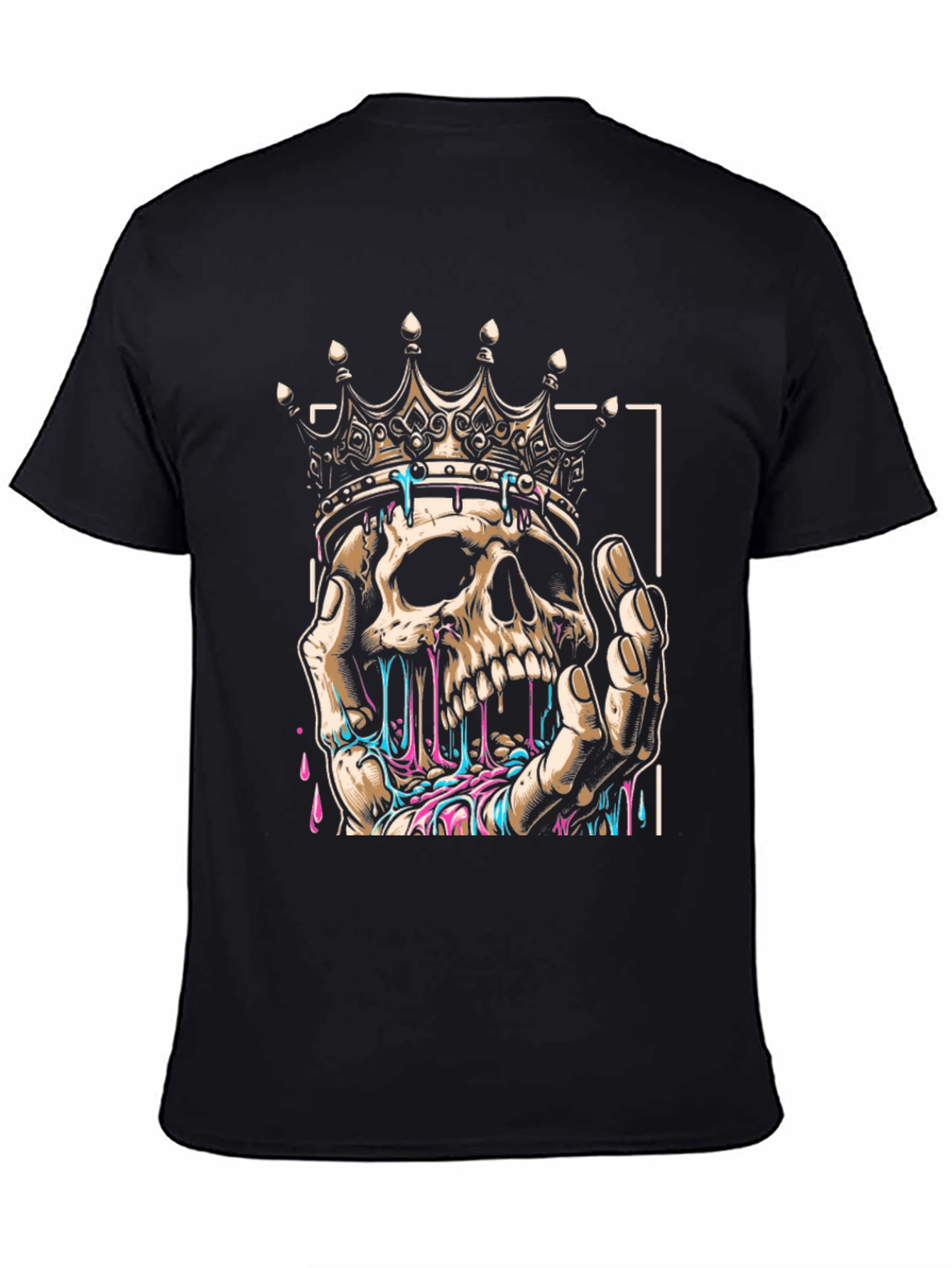 Skull King Graphic Tee - Dark Humor Streetwear