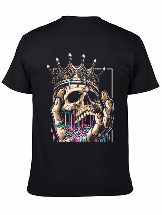 Skull King Graphic Tee - Dark Humor Streetwear