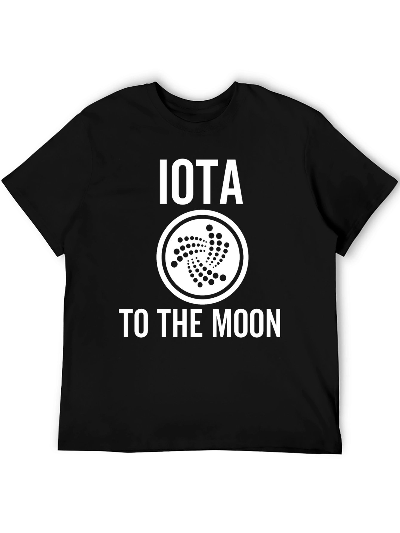 IOTA to the Moon Crypto T-Shirt - Black