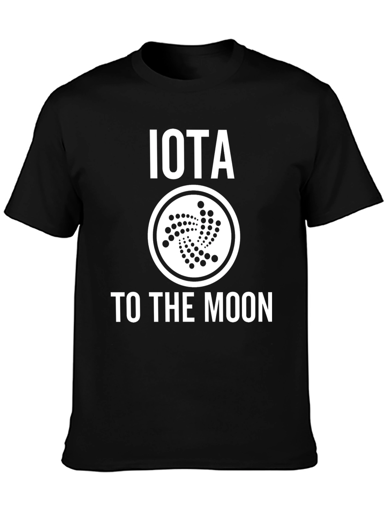 IOTA to the Moon Crypto T-Shirt - Black