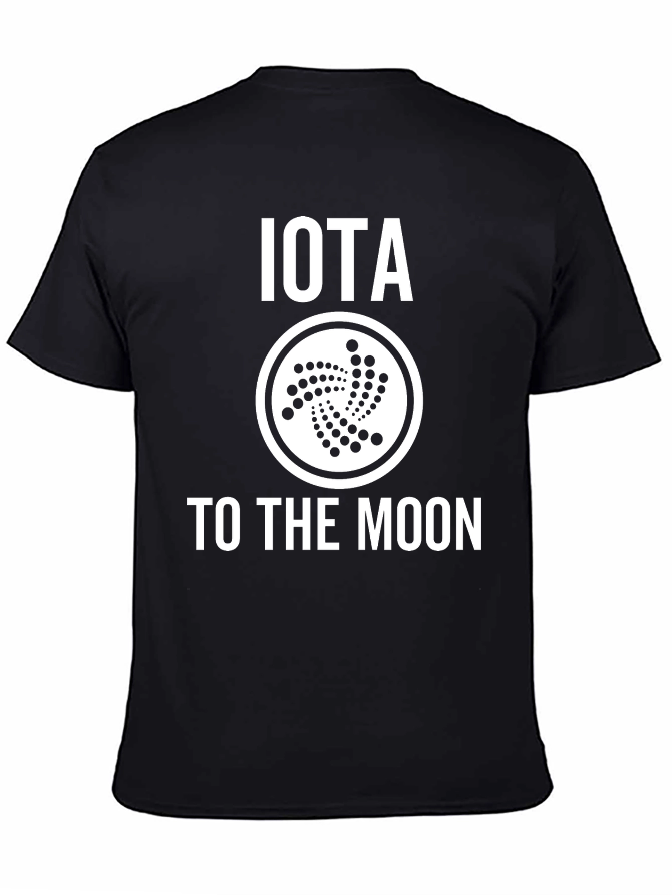 IOTA to the Moon Crypto T-Shirt - Black