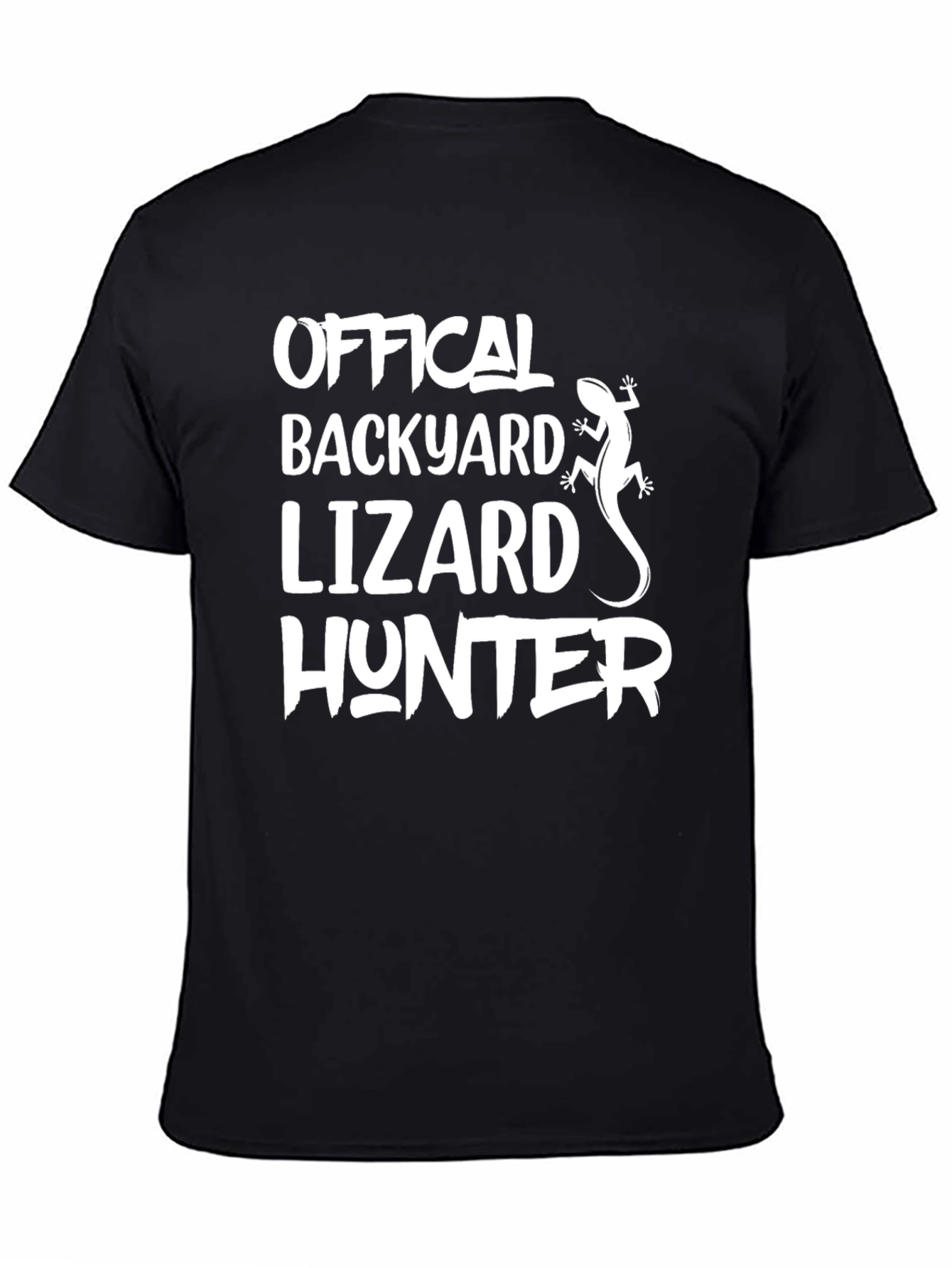 Official Backyard Lizard Hunter Graphic T-Shirt
