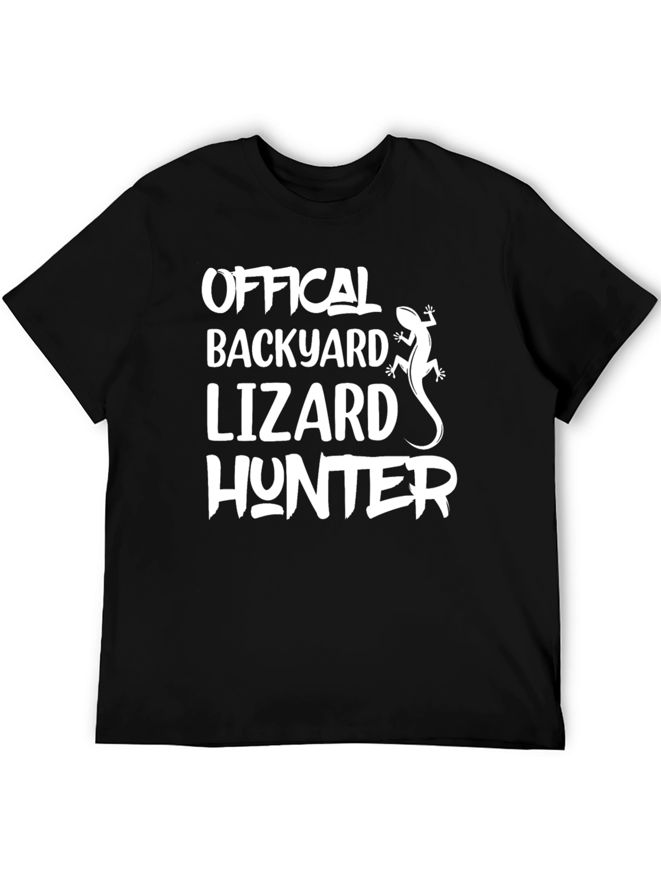 Official Backyard Lizard Hunter Graphic T-Shirt