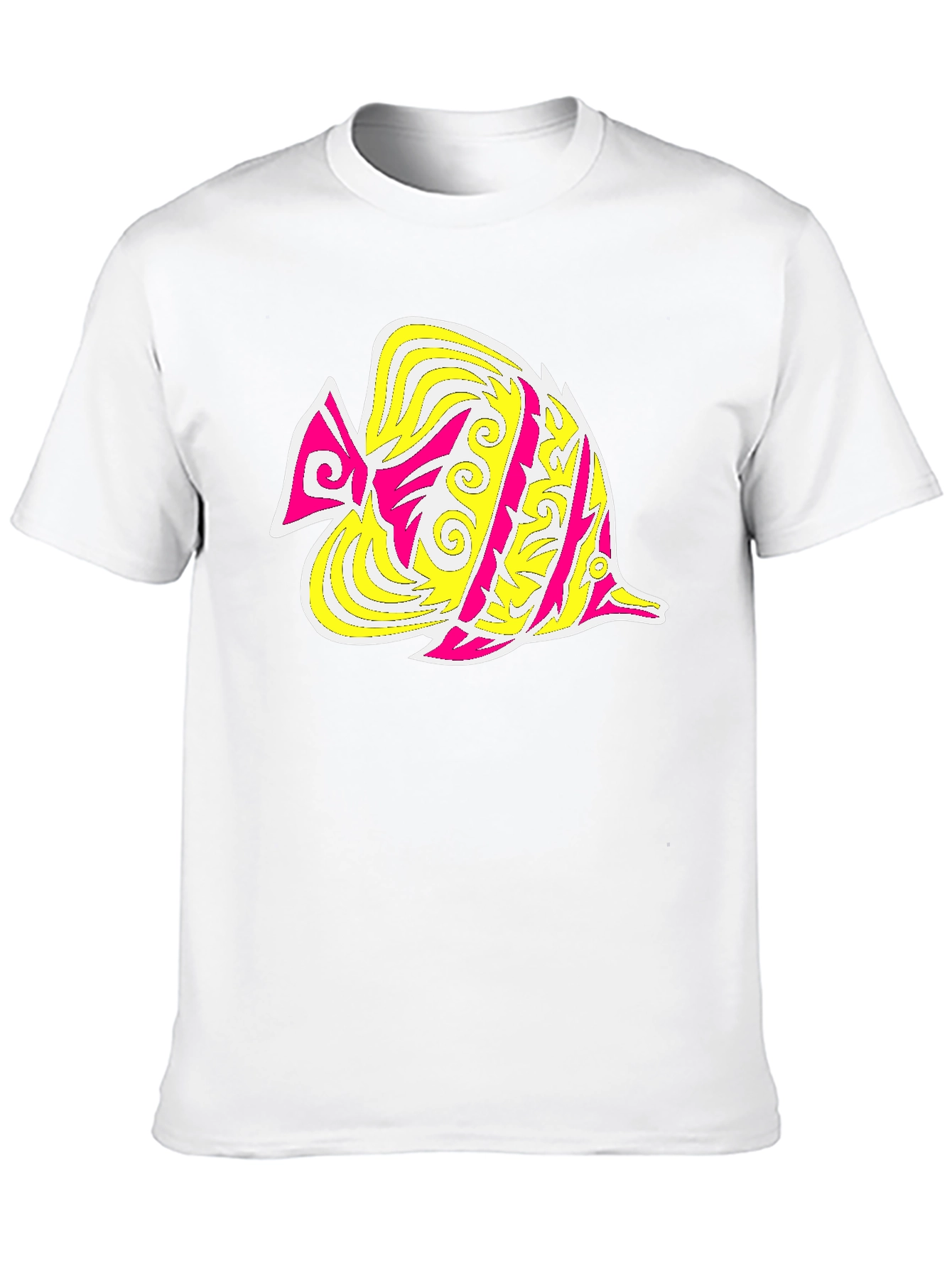 Funky Fish Graphic Tee - Stylish Black T-Shirt