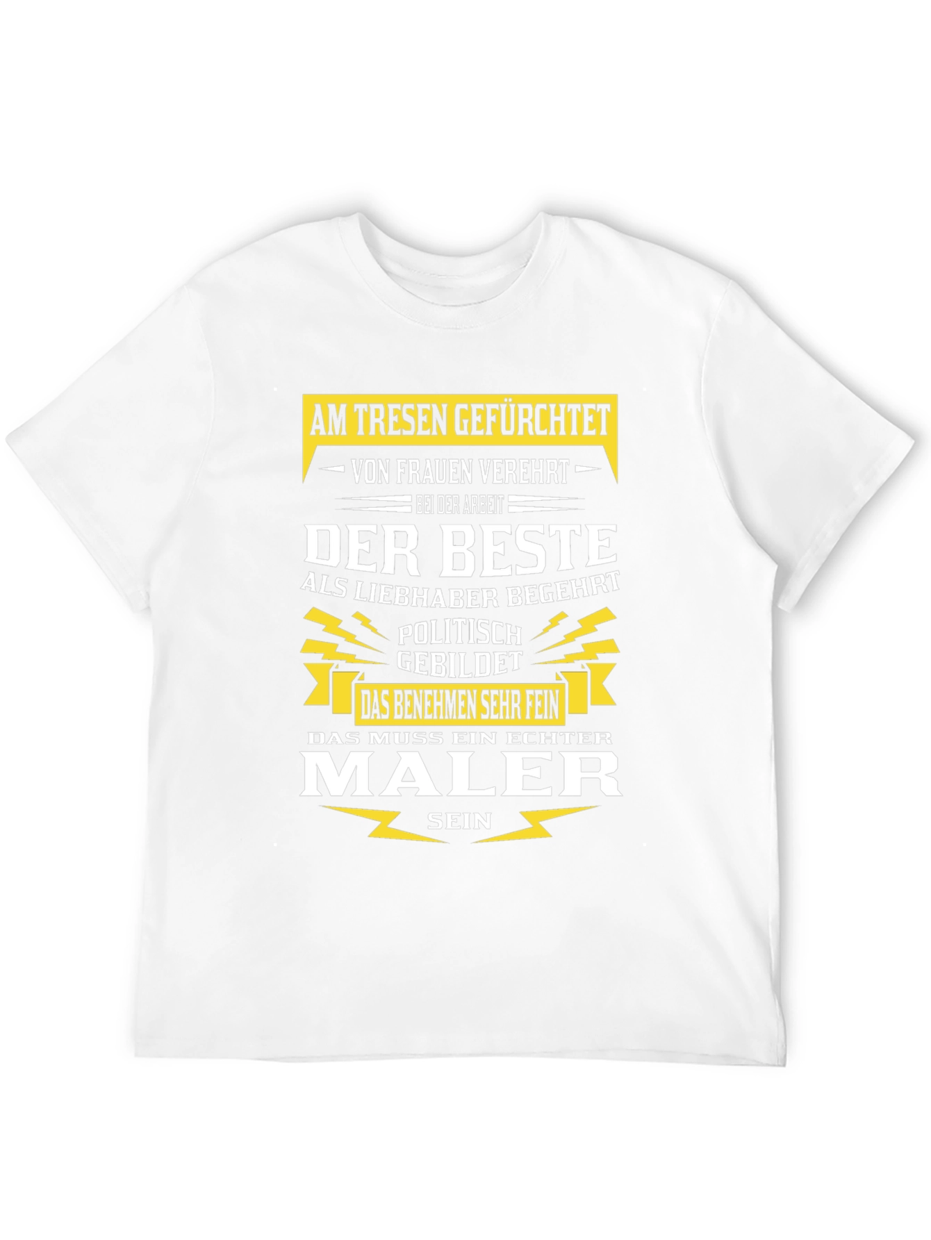 Painter T-Shirt: Am Tresen Gefürchtet
