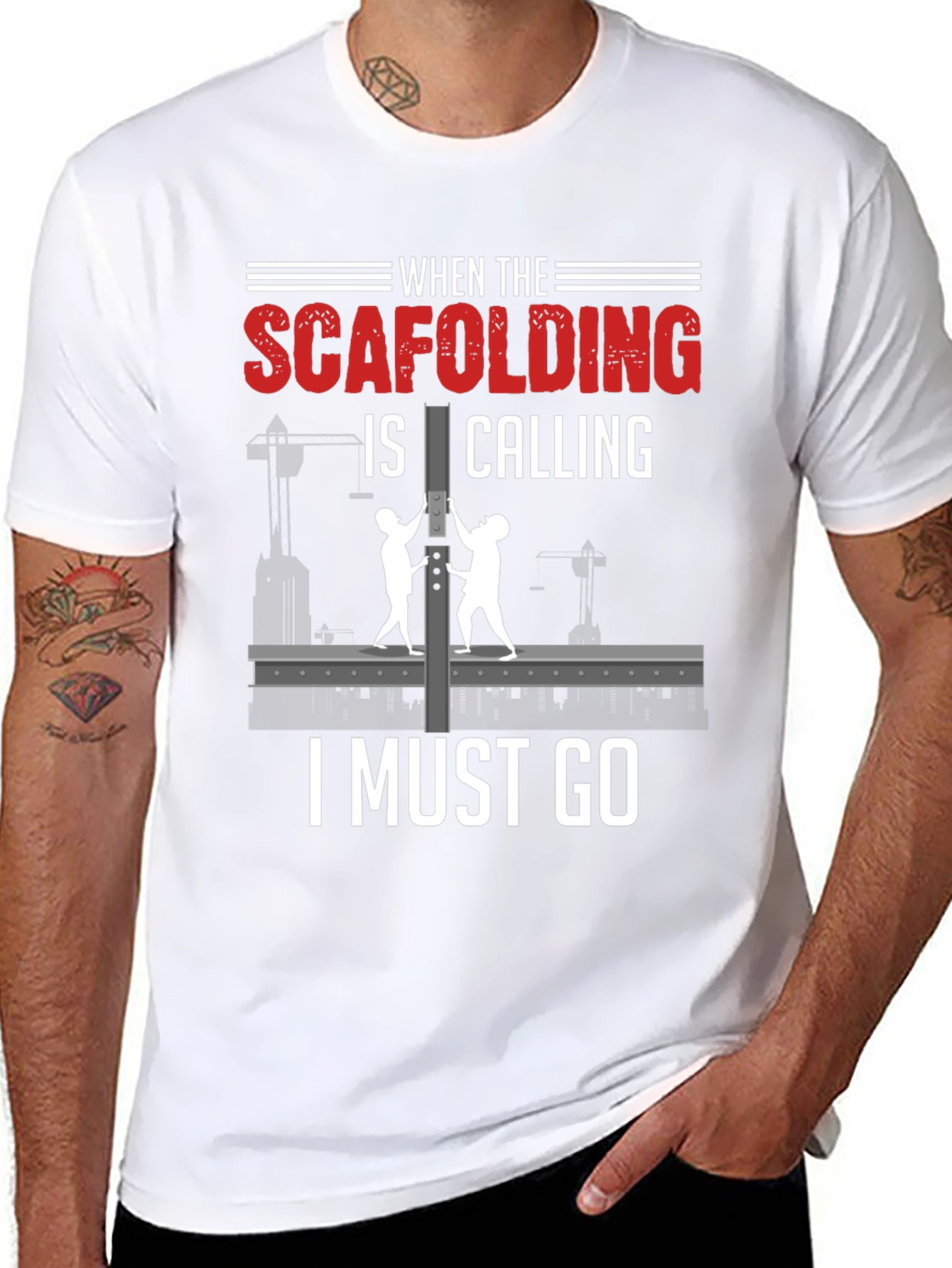 Scaffolding Calling T-Shirt - Construction Worker Gift