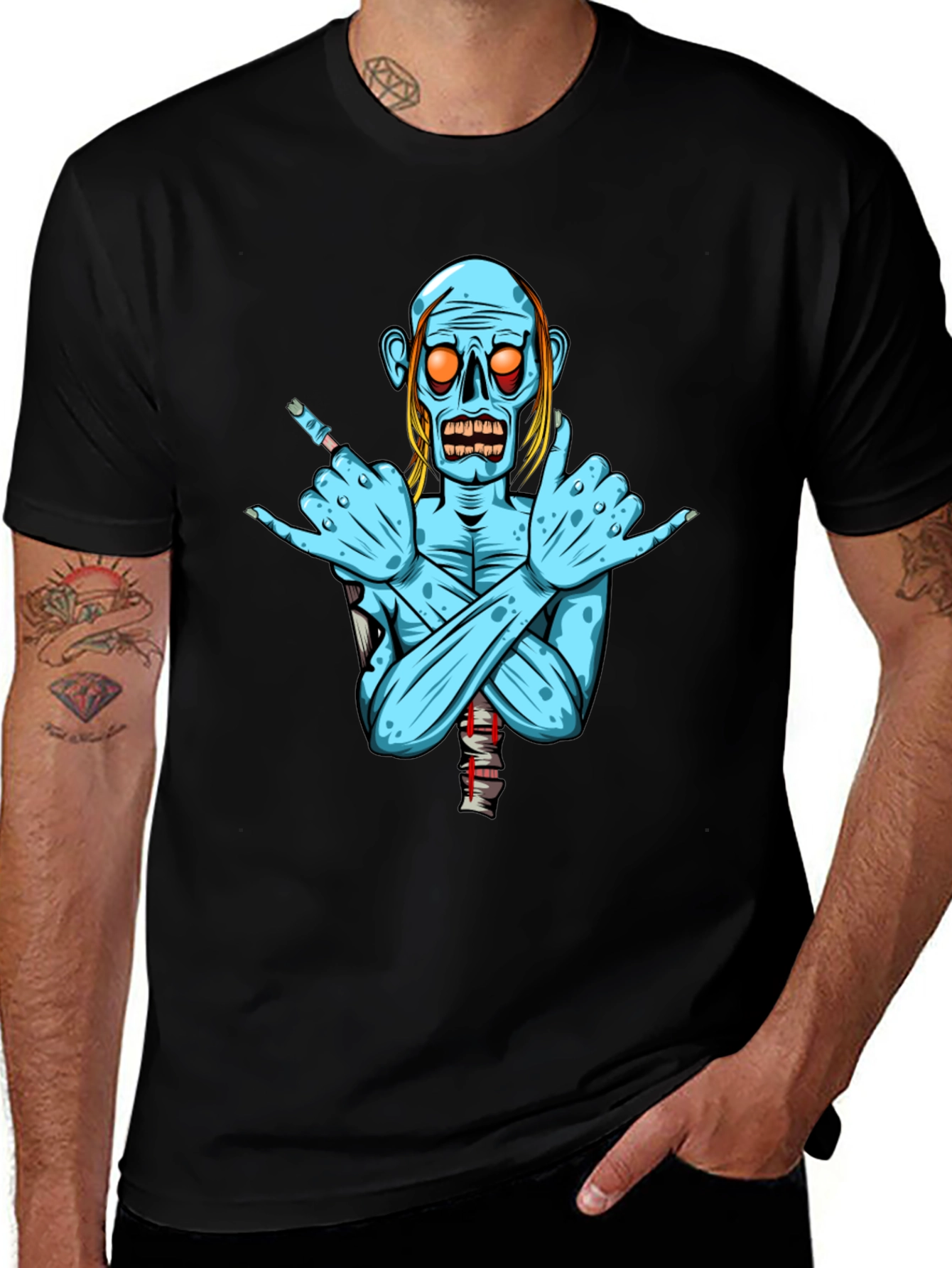 Zombie Rock On T-Shirt