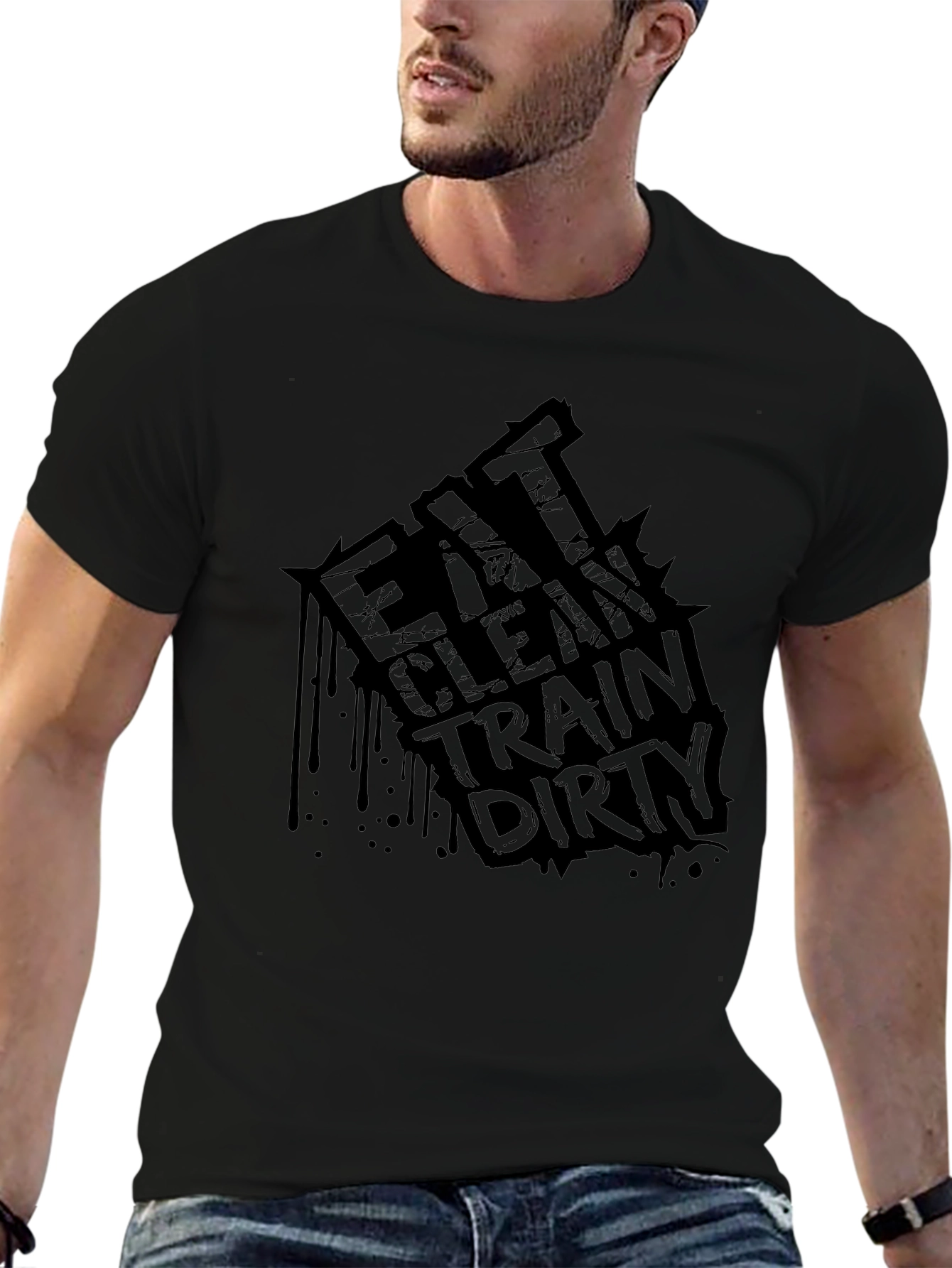 Eat Clean Train Dirty Graphic Tee