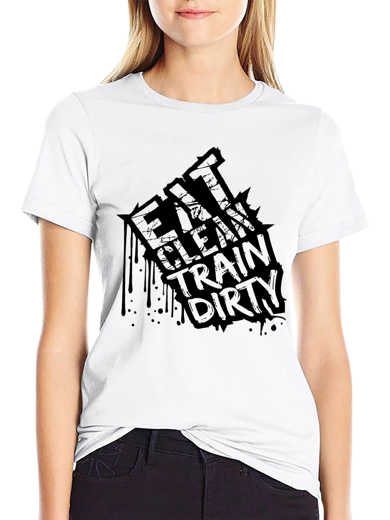 Eat Clean Train Dirty Graphic Tee