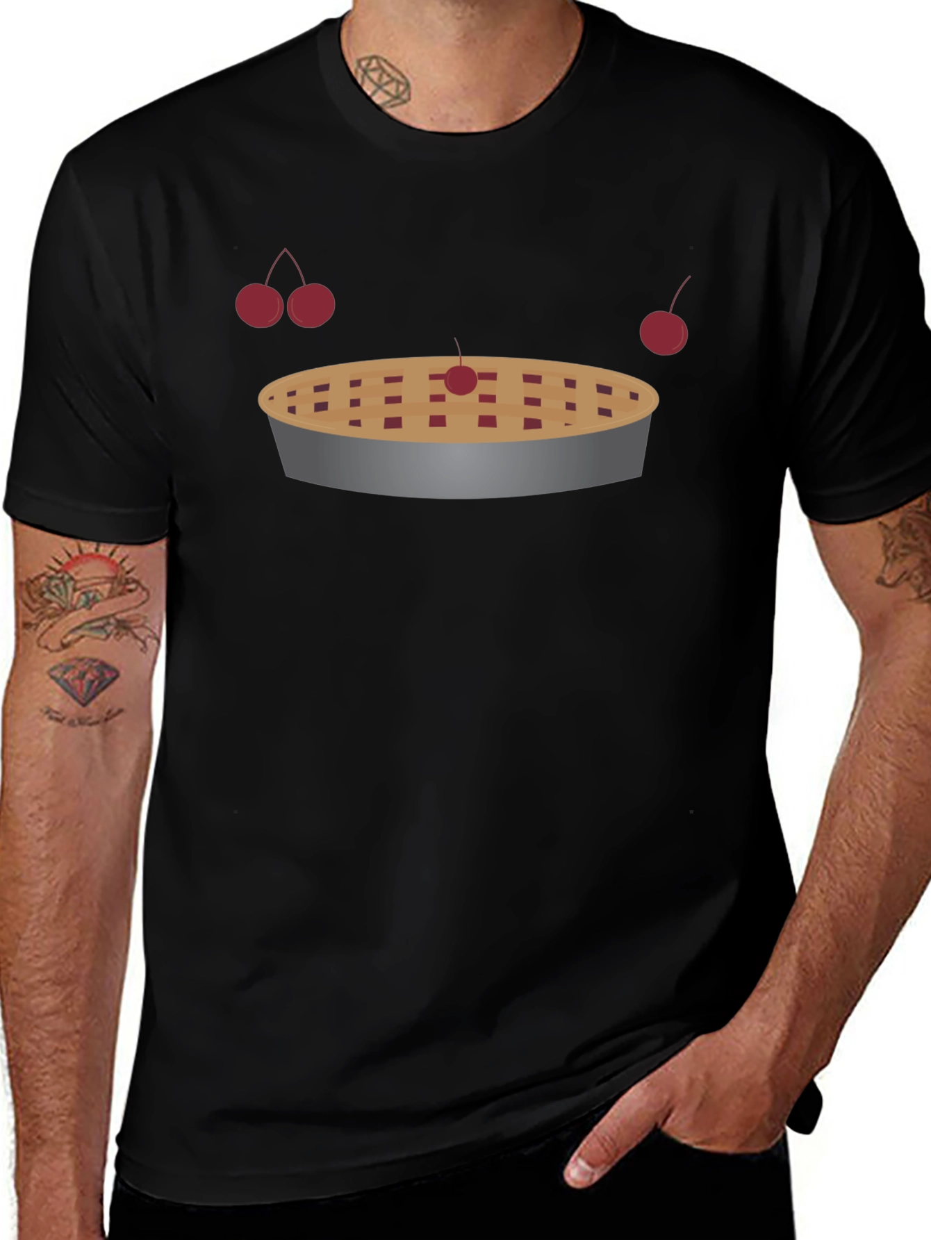 Cherry Pie Graphic Tee - Unisex Casual Comfort