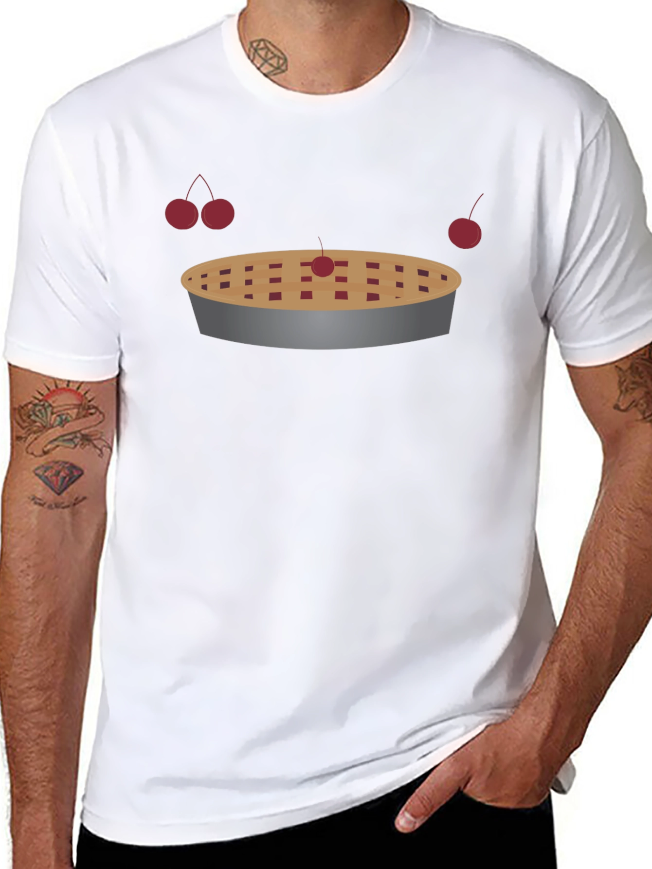 Cherry Pie Graphic Tee - Unisex Casual Comfort