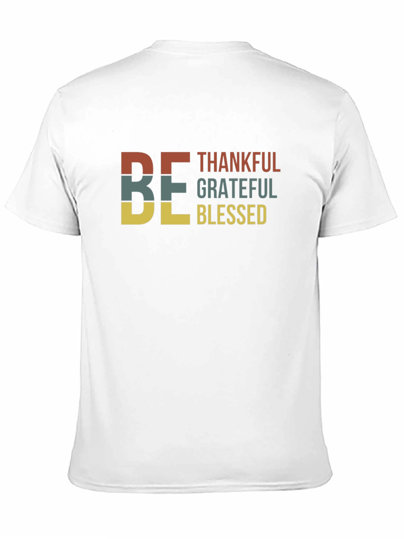 Be Thankful Graphic Tee | Unisex Black T-Shirt