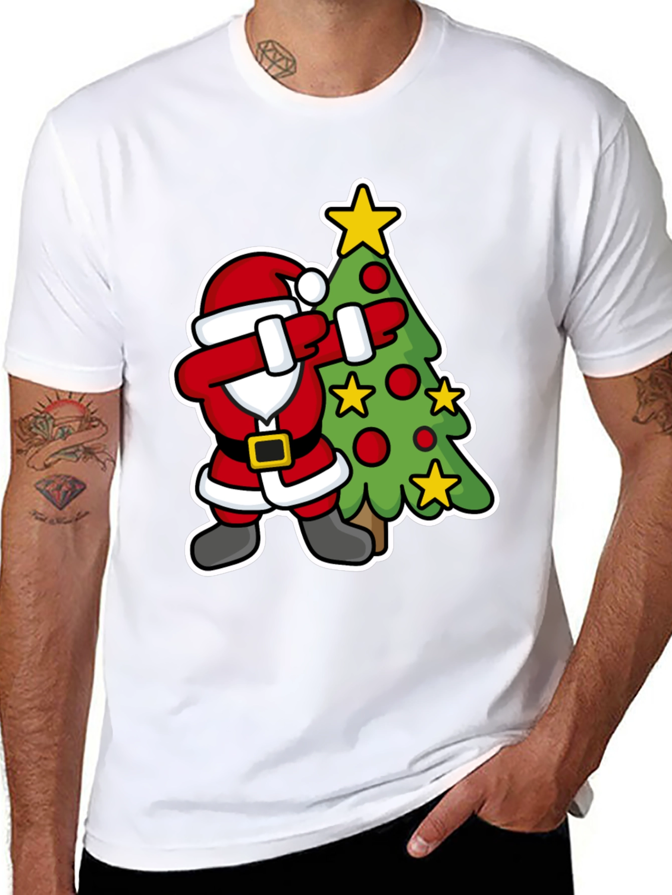 Dabbing Santa Christmas T-Shirt