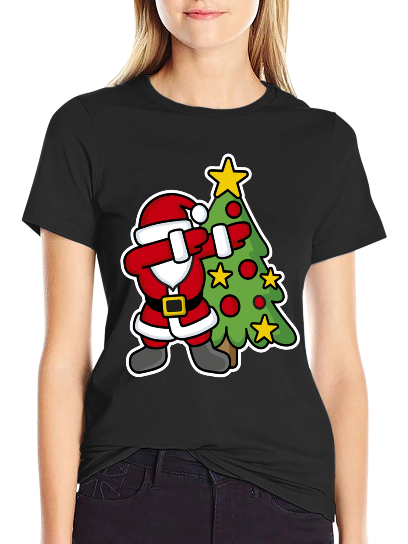Dabbing Santa Christmas T-Shirt