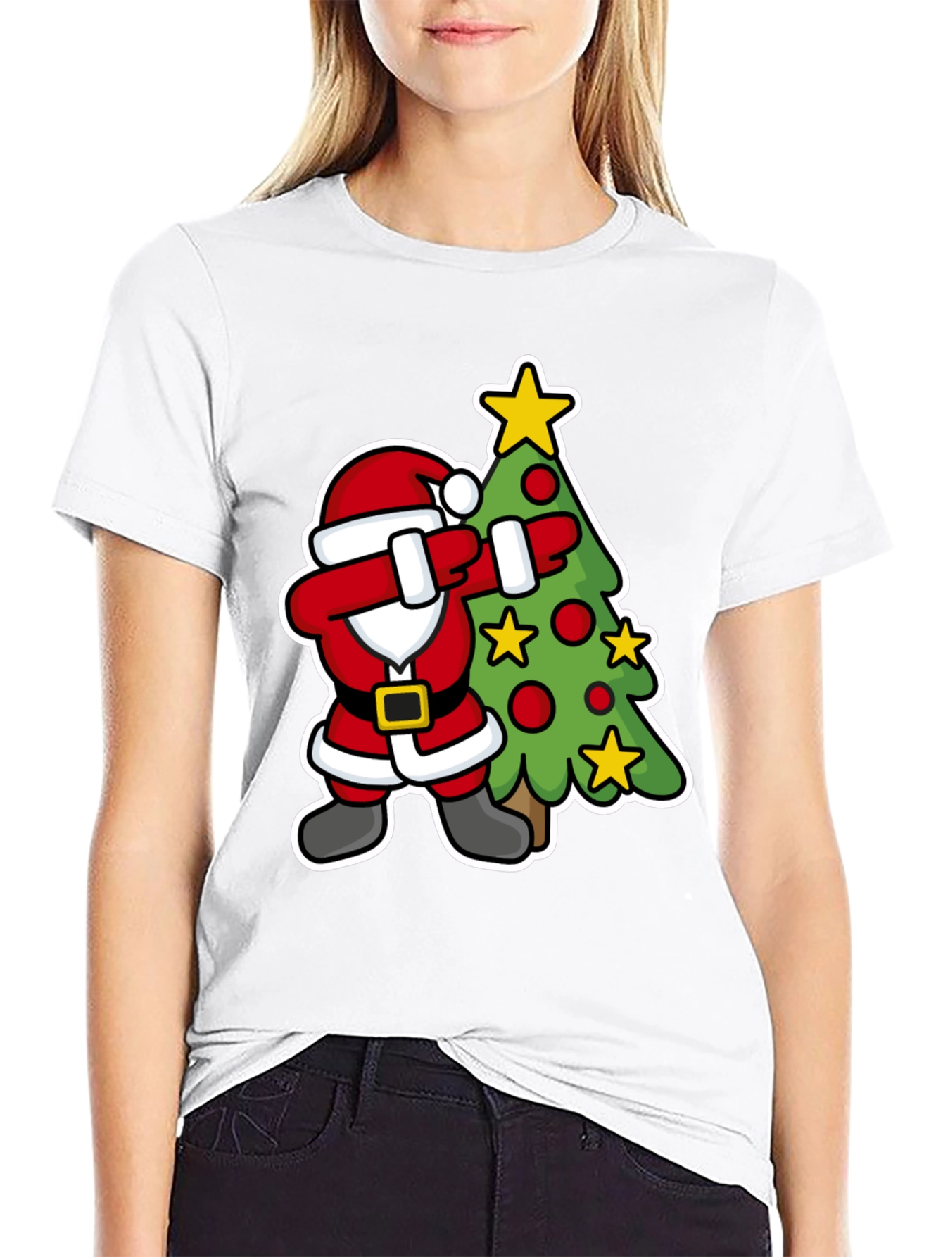 Dabbing Santa Christmas T-Shirt