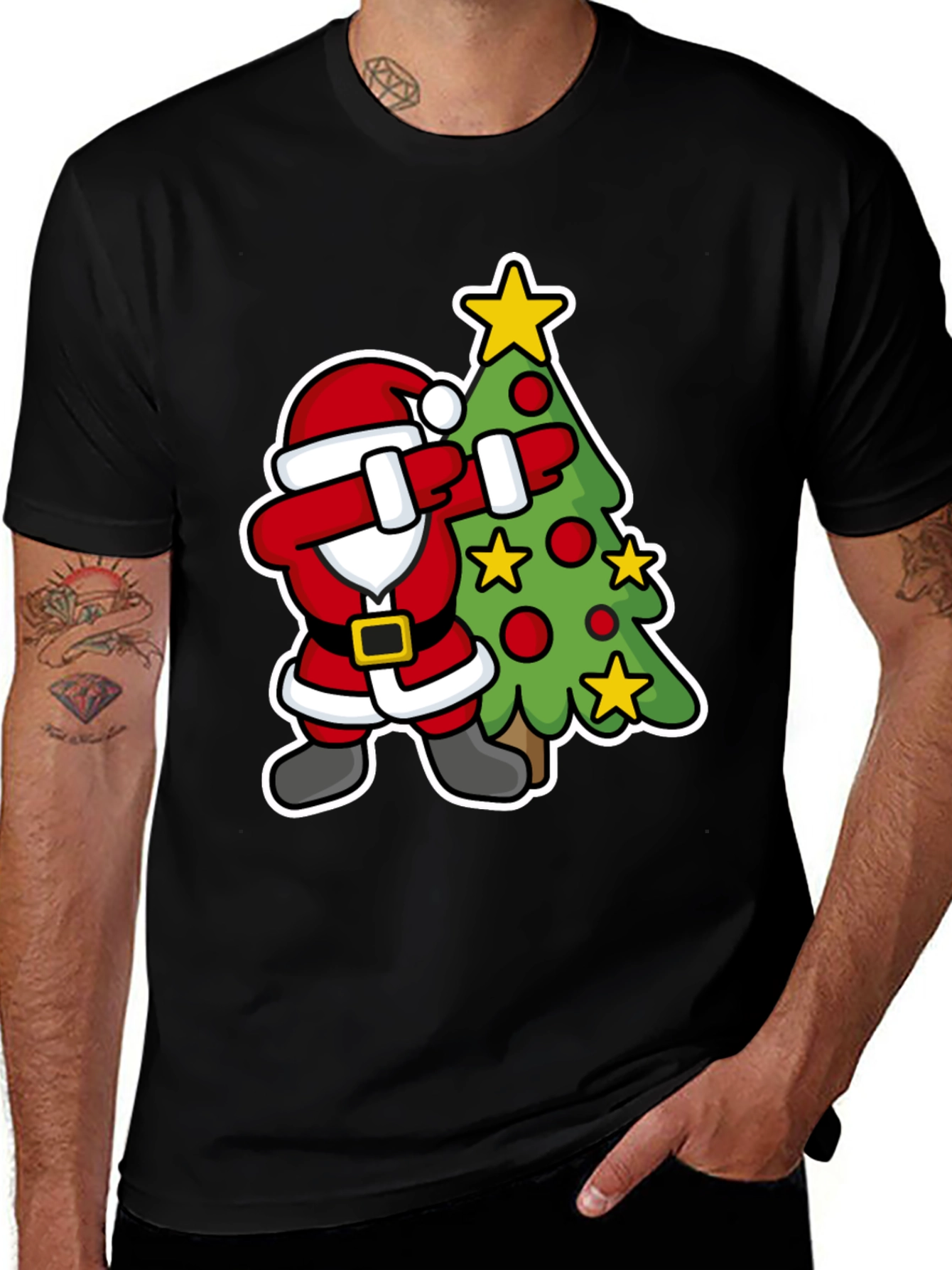Dabbing Santa Christmas T-Shirt