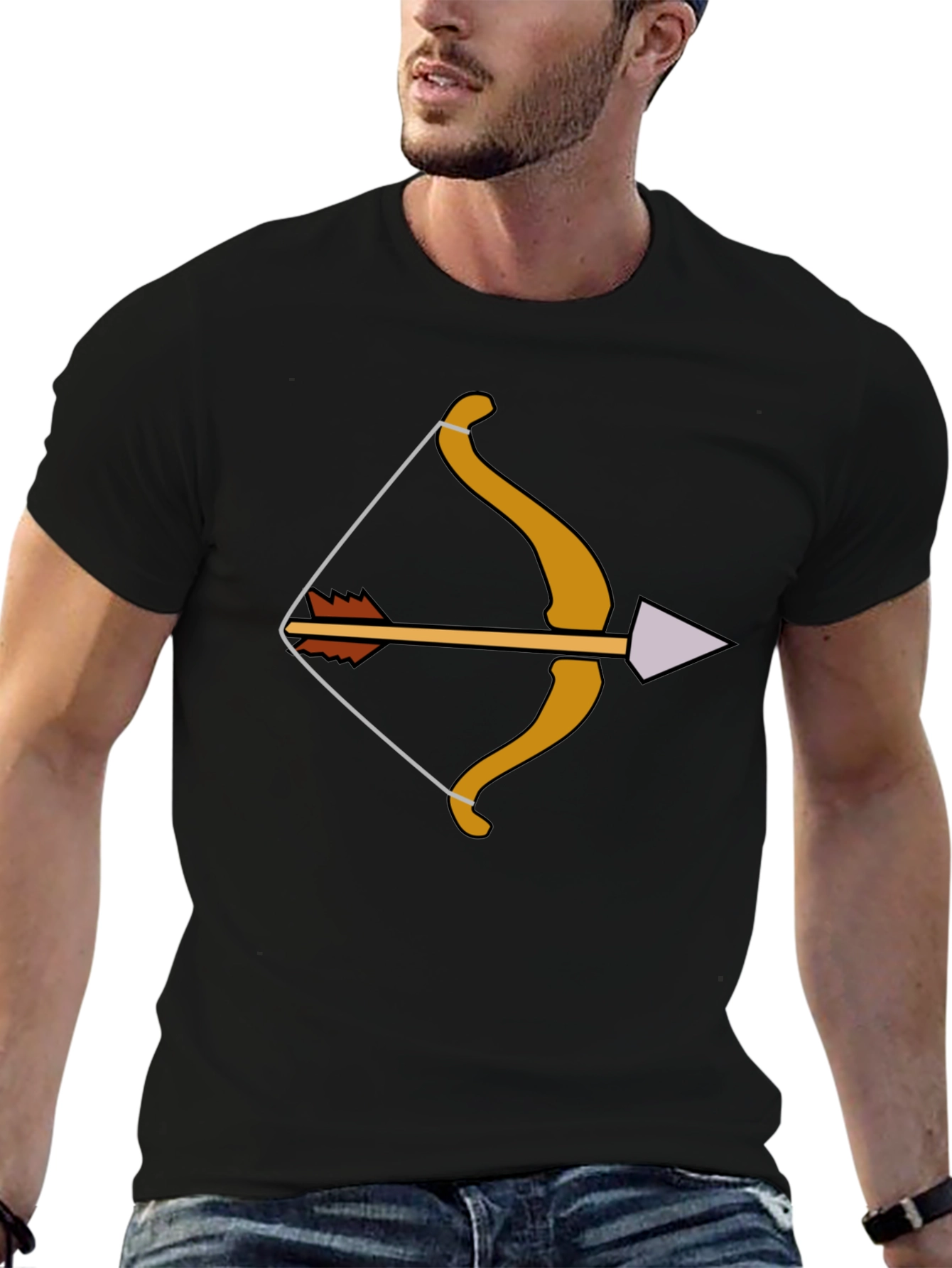 Bow & Arrow Graphic Tee - Archery Style