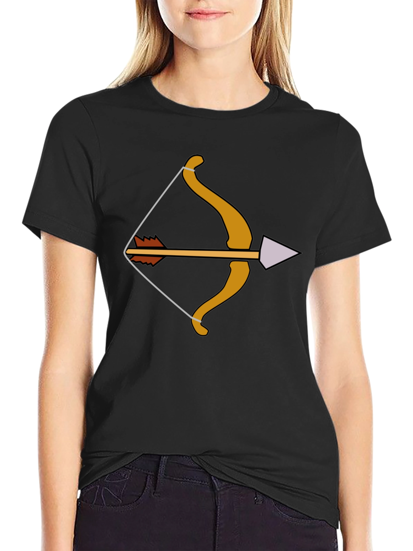 Bow & Arrow Graphic Tee - Archery Style