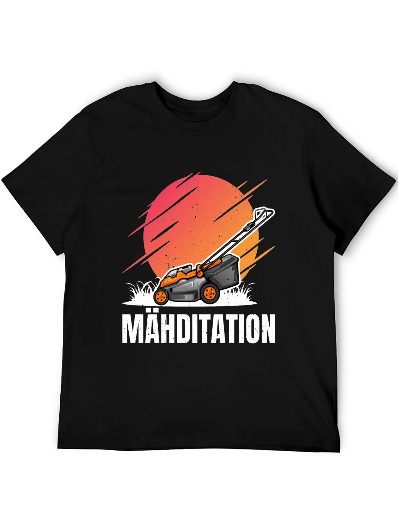 Mähditation Lawn Mower Graphic Tee