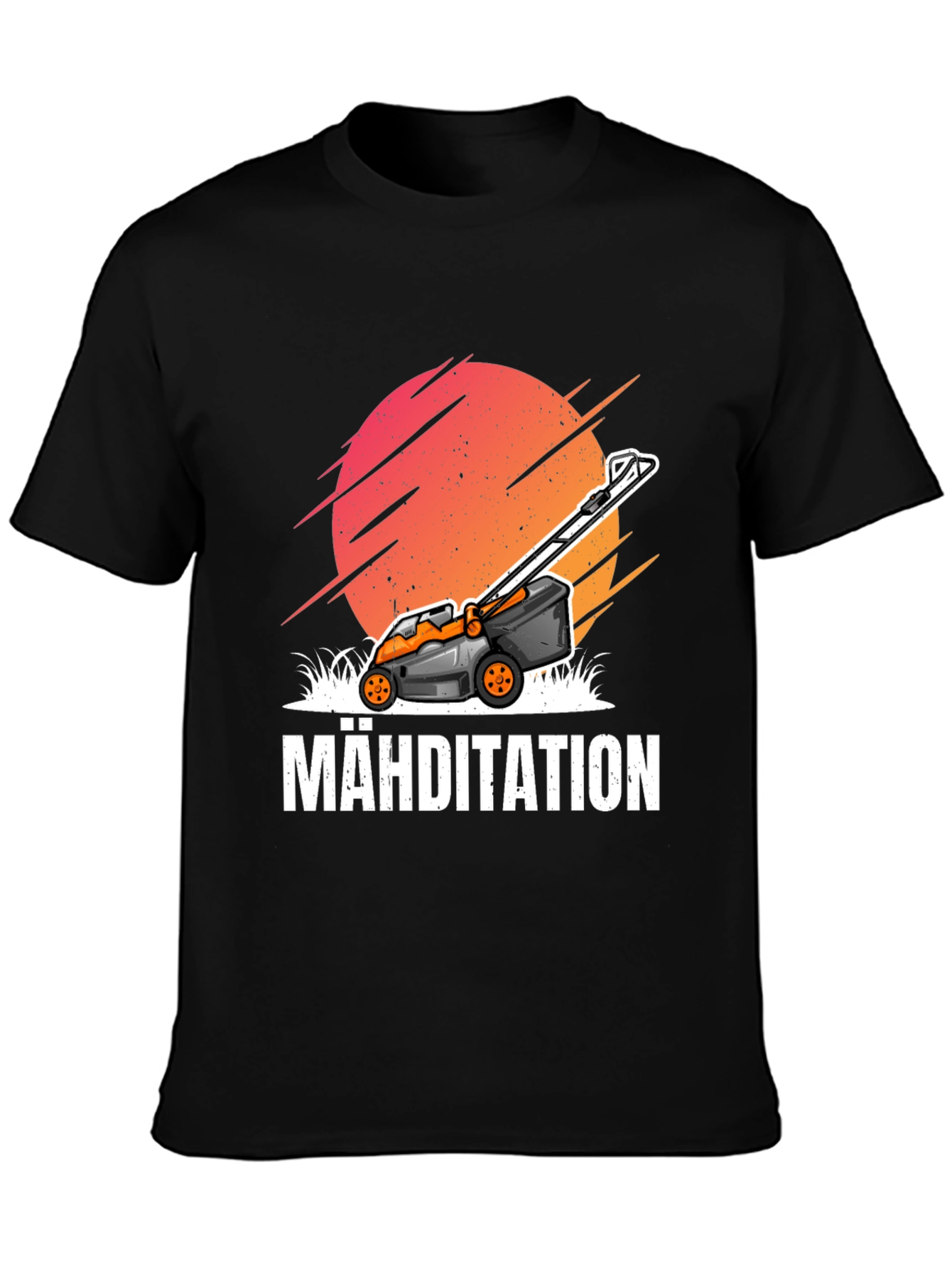 Mähditation Lawn Mower Graphic Tee