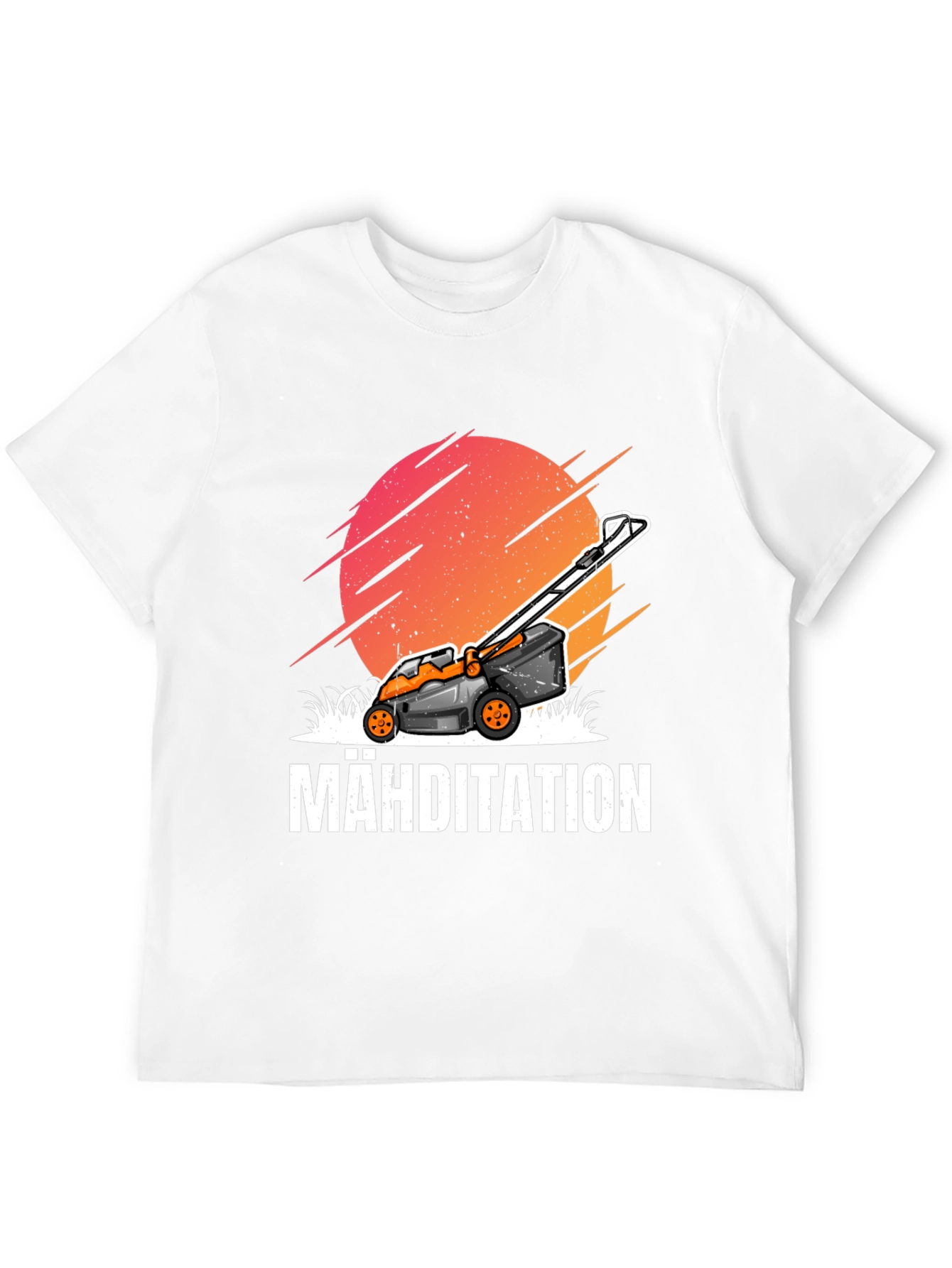 Mähditation Lawn Mower Graphic Tee