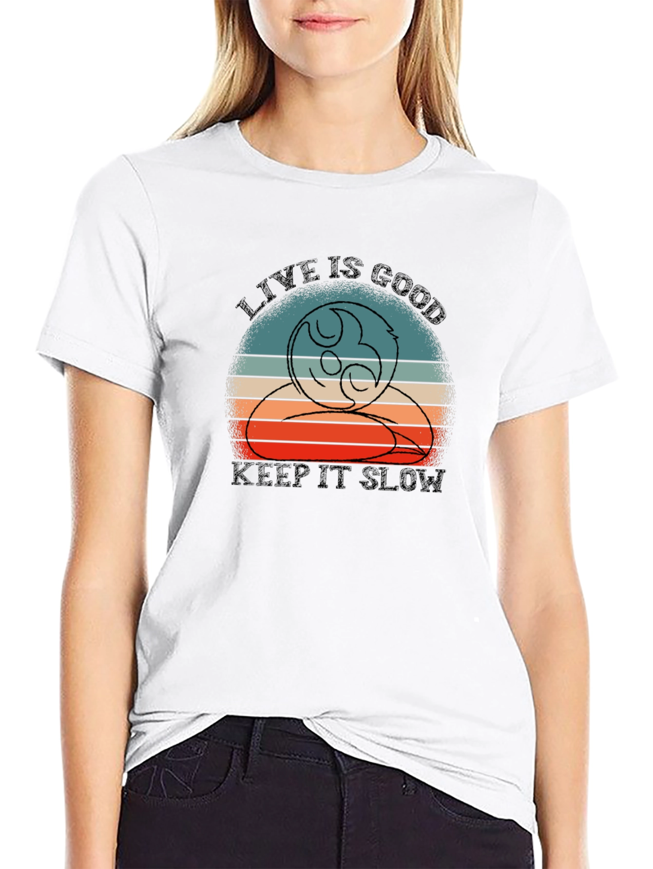 Live is Good Keep it Slow Tee