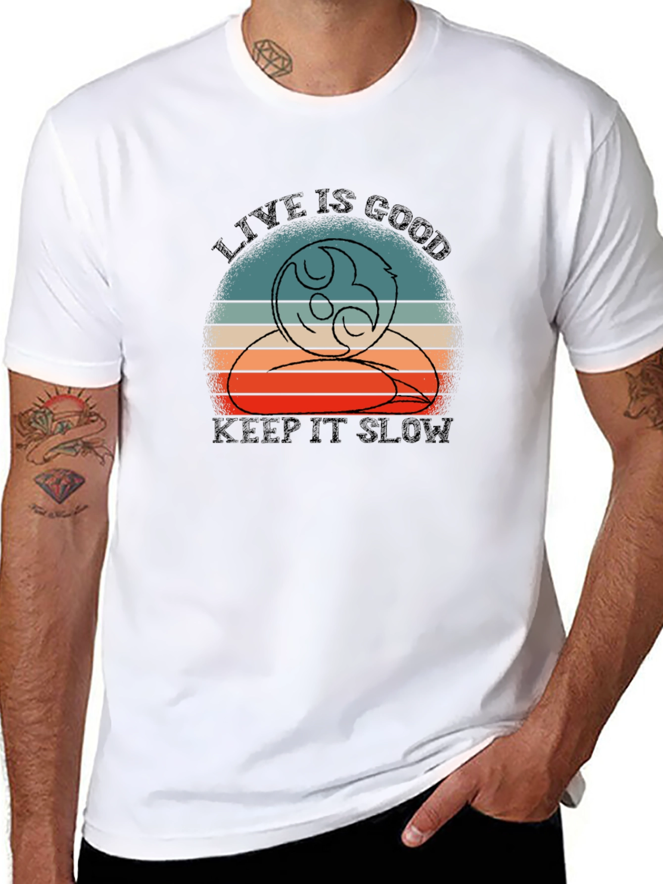 Live is Good Keep it Slow Tee