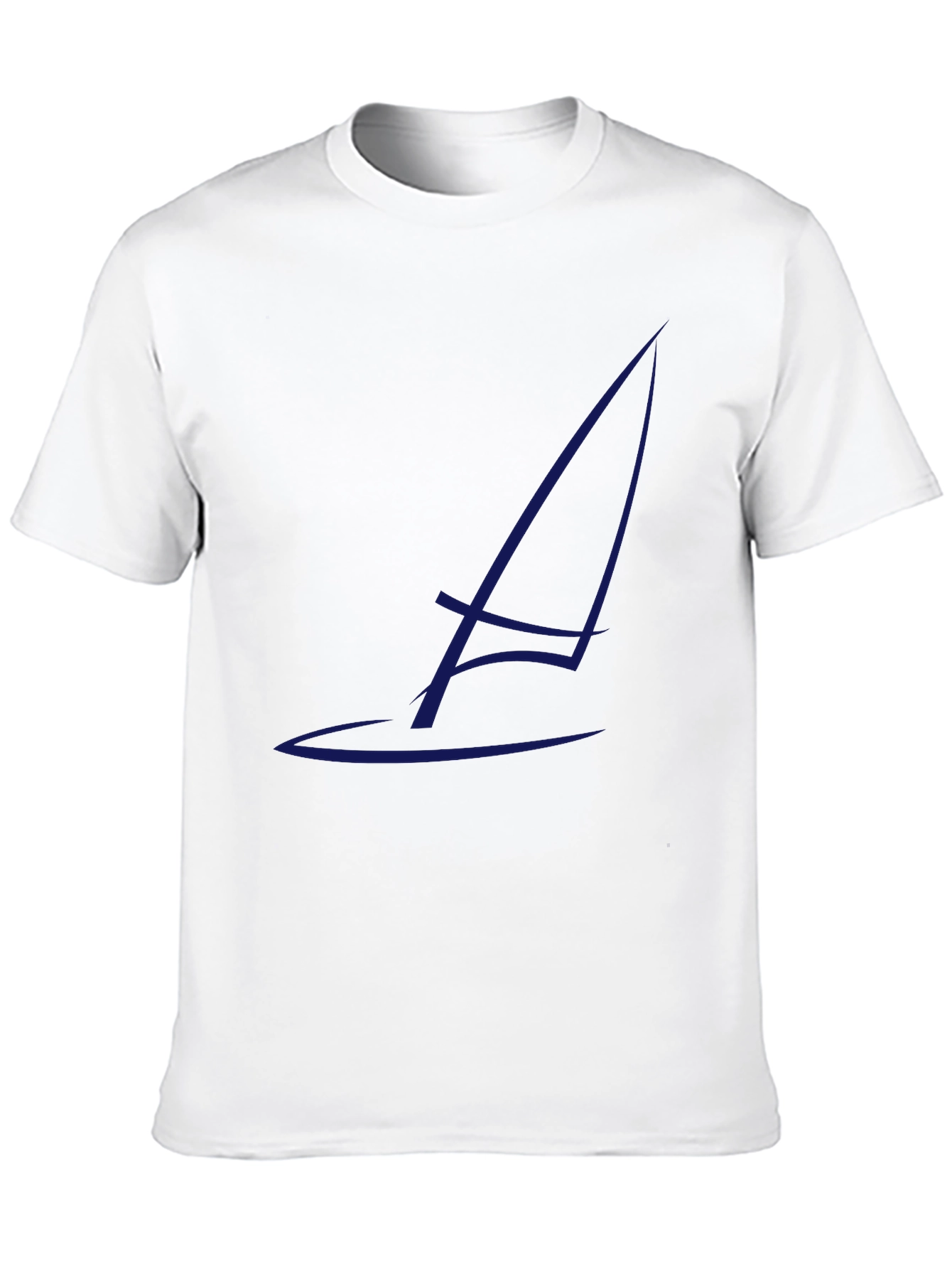 Sailboat Graphic Tee - Stylish Black T-Shirt