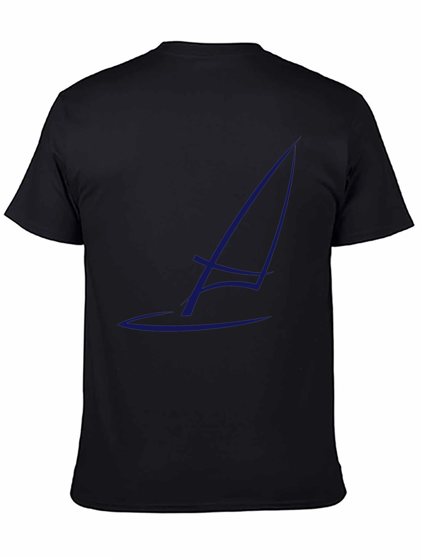 Sailboat Graphic Tee - Stylish Black T-Shirt