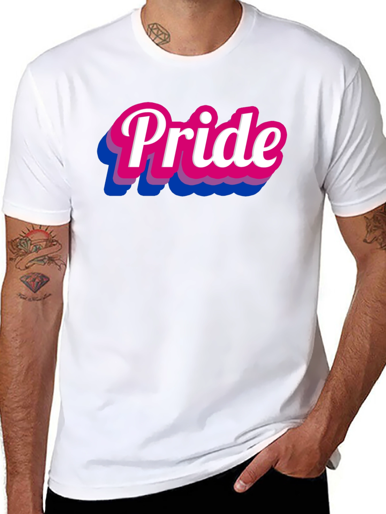 Bi Pride T-Shirt: LGBTQ+ Bisexual Pride Apparel