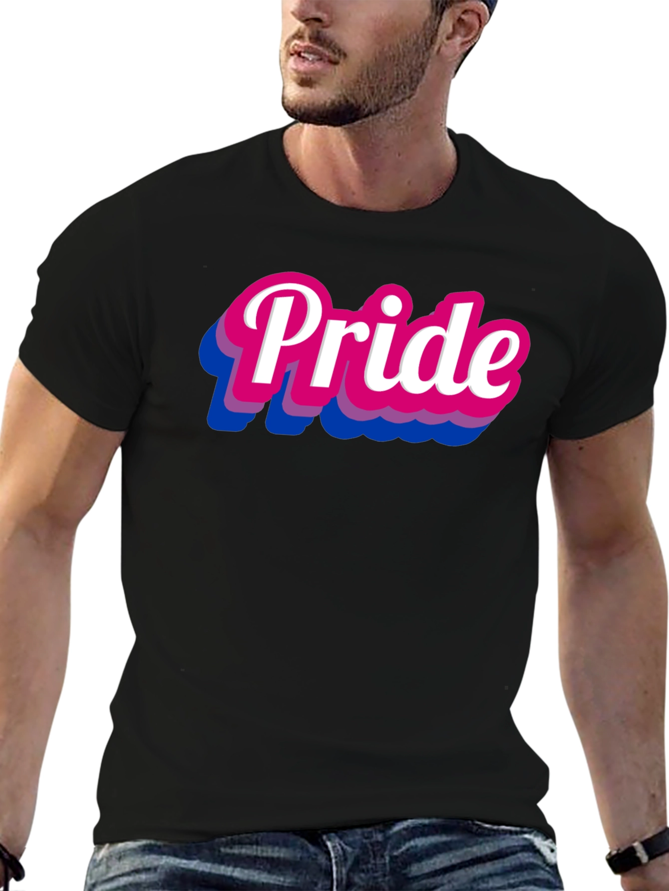 Bi Pride T-Shirt: LGBTQ+ Bisexual Pride Apparel