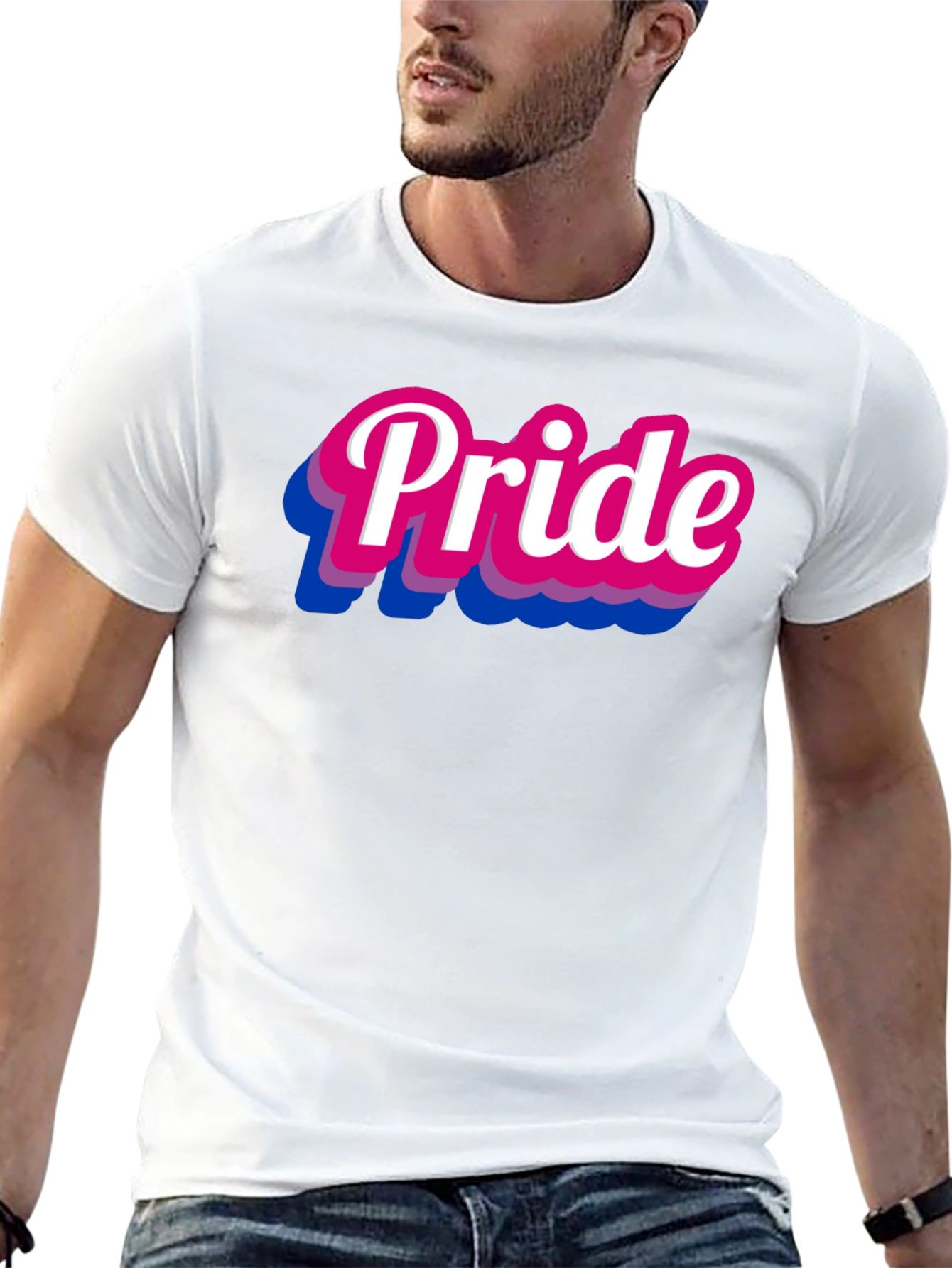 Bi Pride T-Shirt: LGBTQ+ Bisexual Pride Apparel