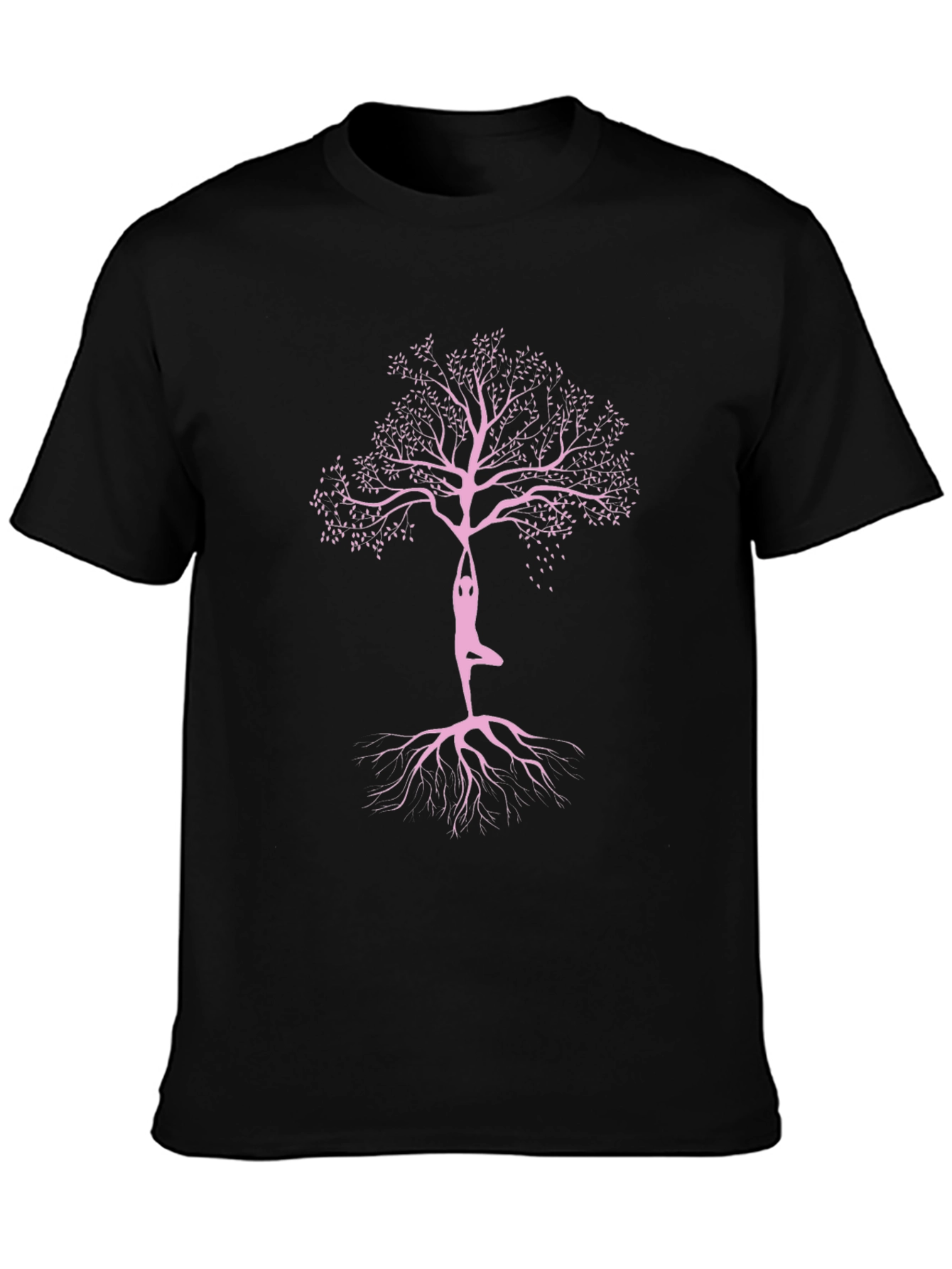 Yoga Tree Graphic Tee - Black
