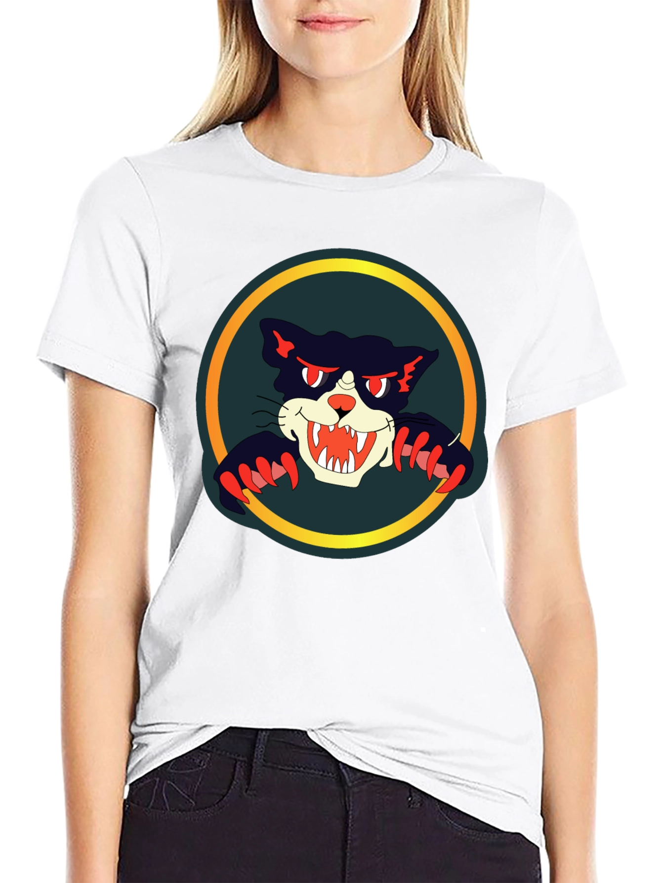 Black Cat Graphic Tee