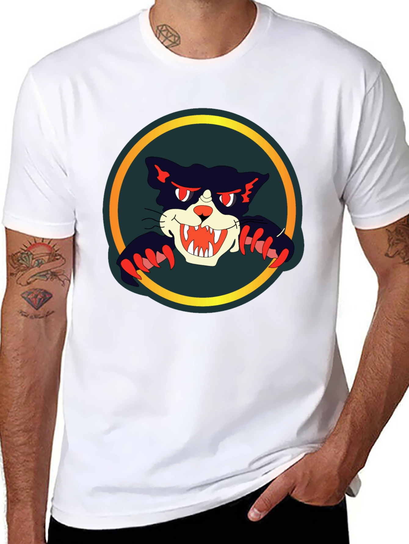 Black Cat Graphic Tee