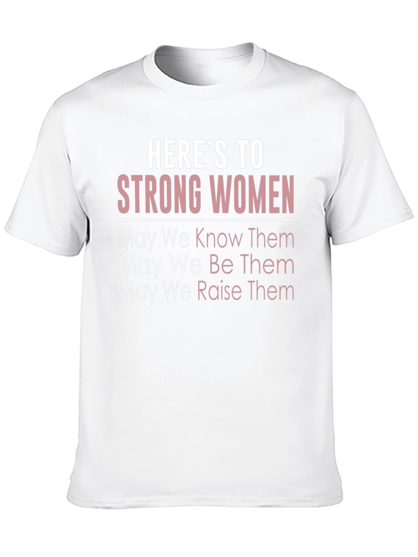 Heres To Strong Women Graphic Tee - Black