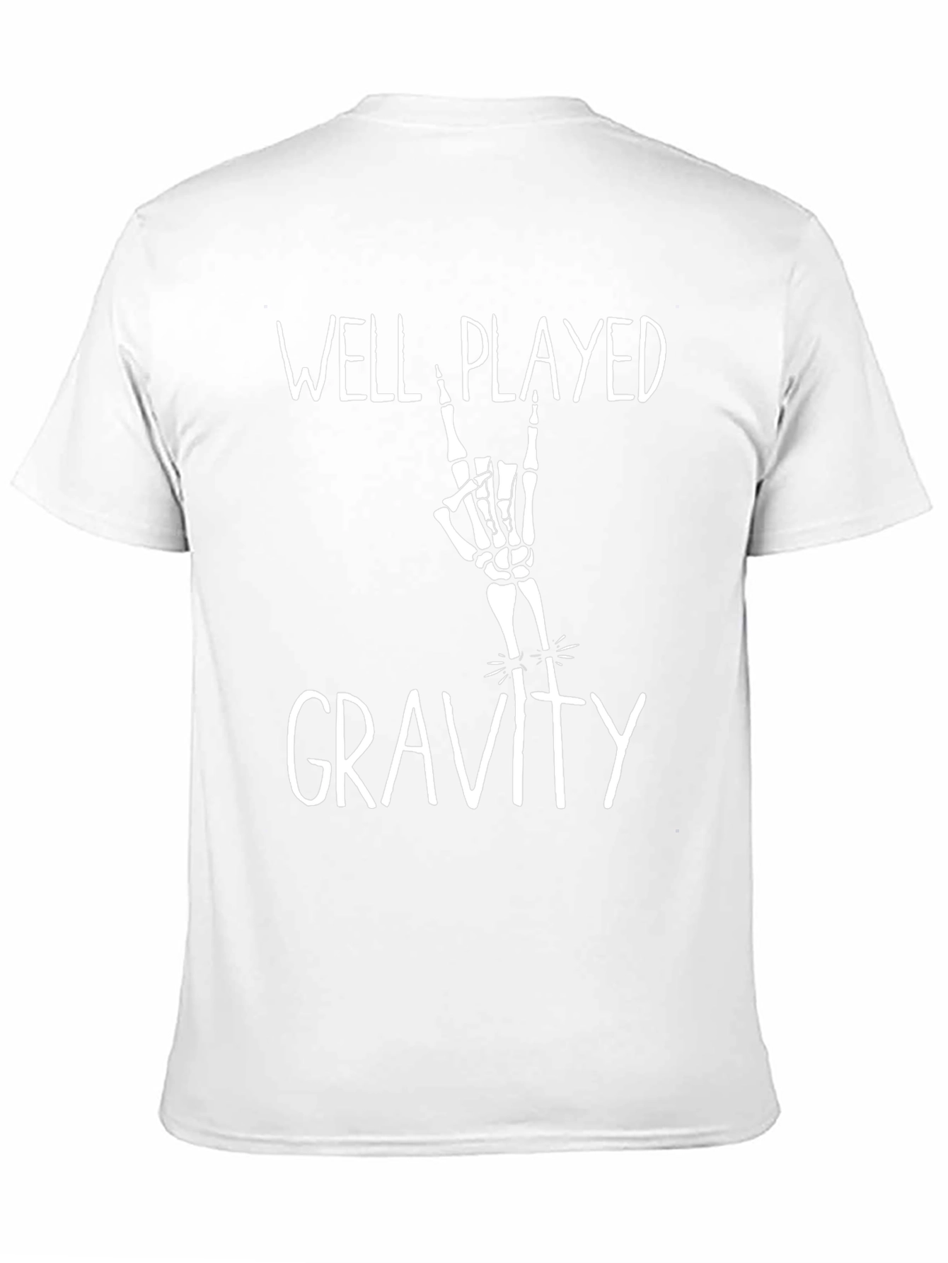 Well Played Gravity Skeleton Hand T-Shirt
