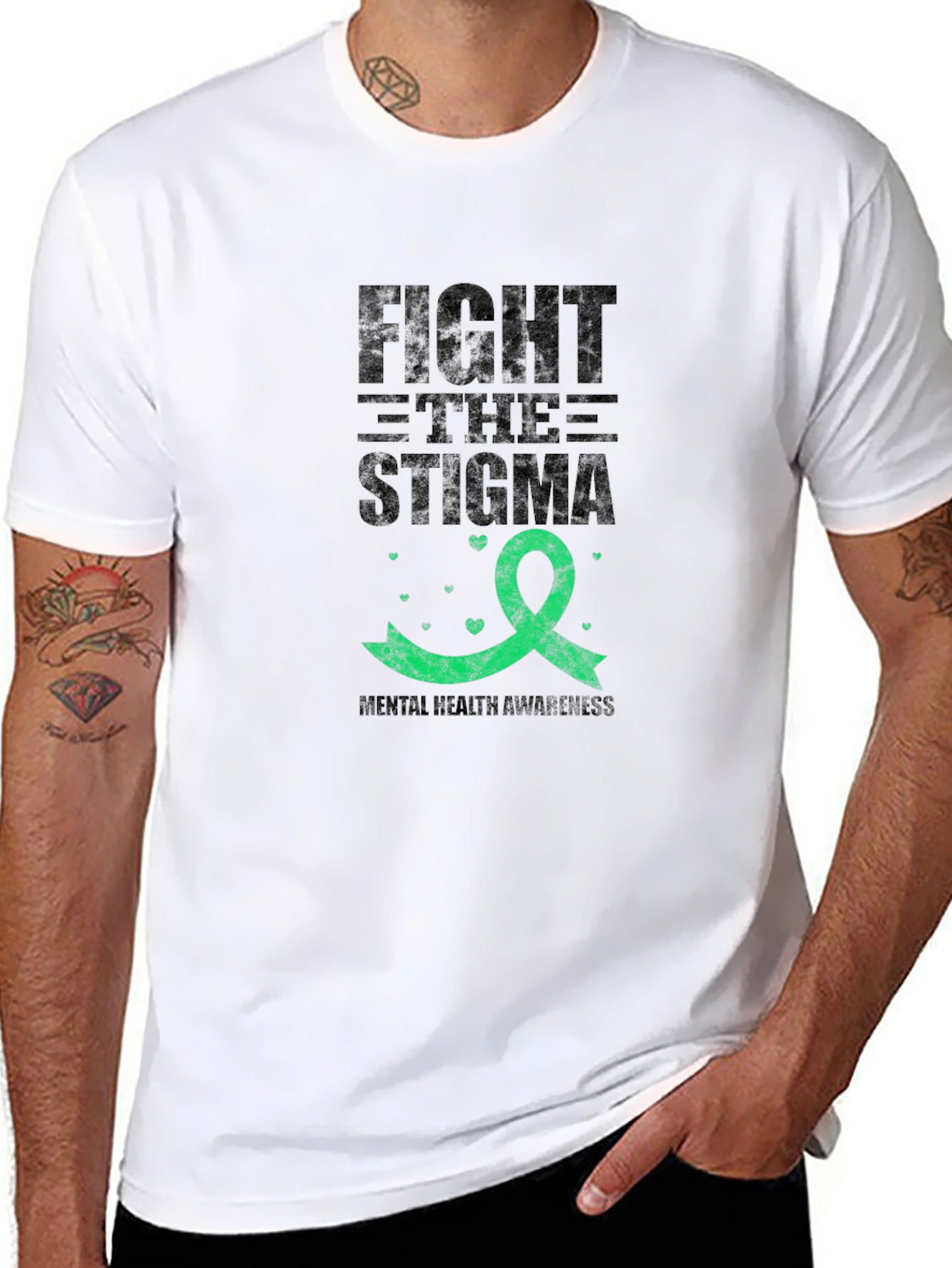 Fight The Stigma Mental Health Awareness T-Shirt