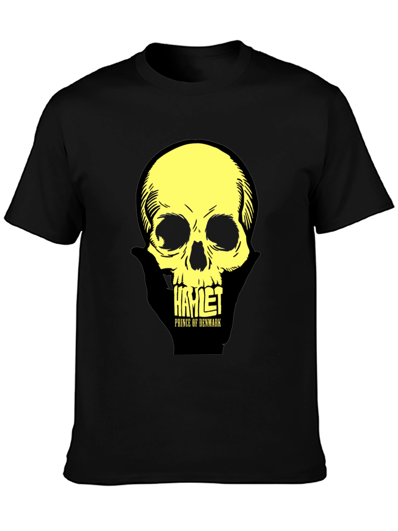 Hamlet Skull T-Shirt: Prince of Denmark Graphic Tee