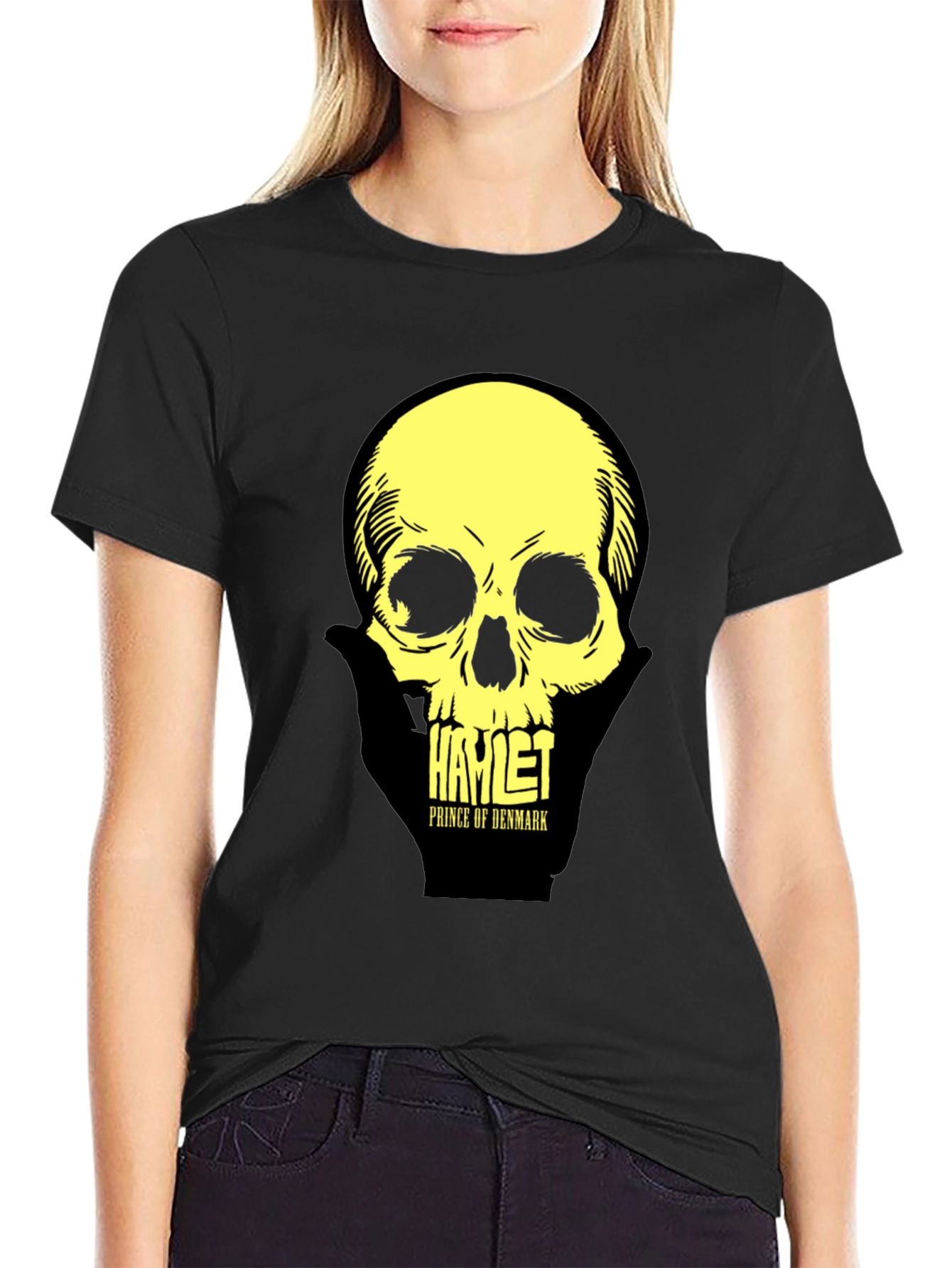 Hamlet Skull T-Shirt: Prince of Denmark Graphic Tee