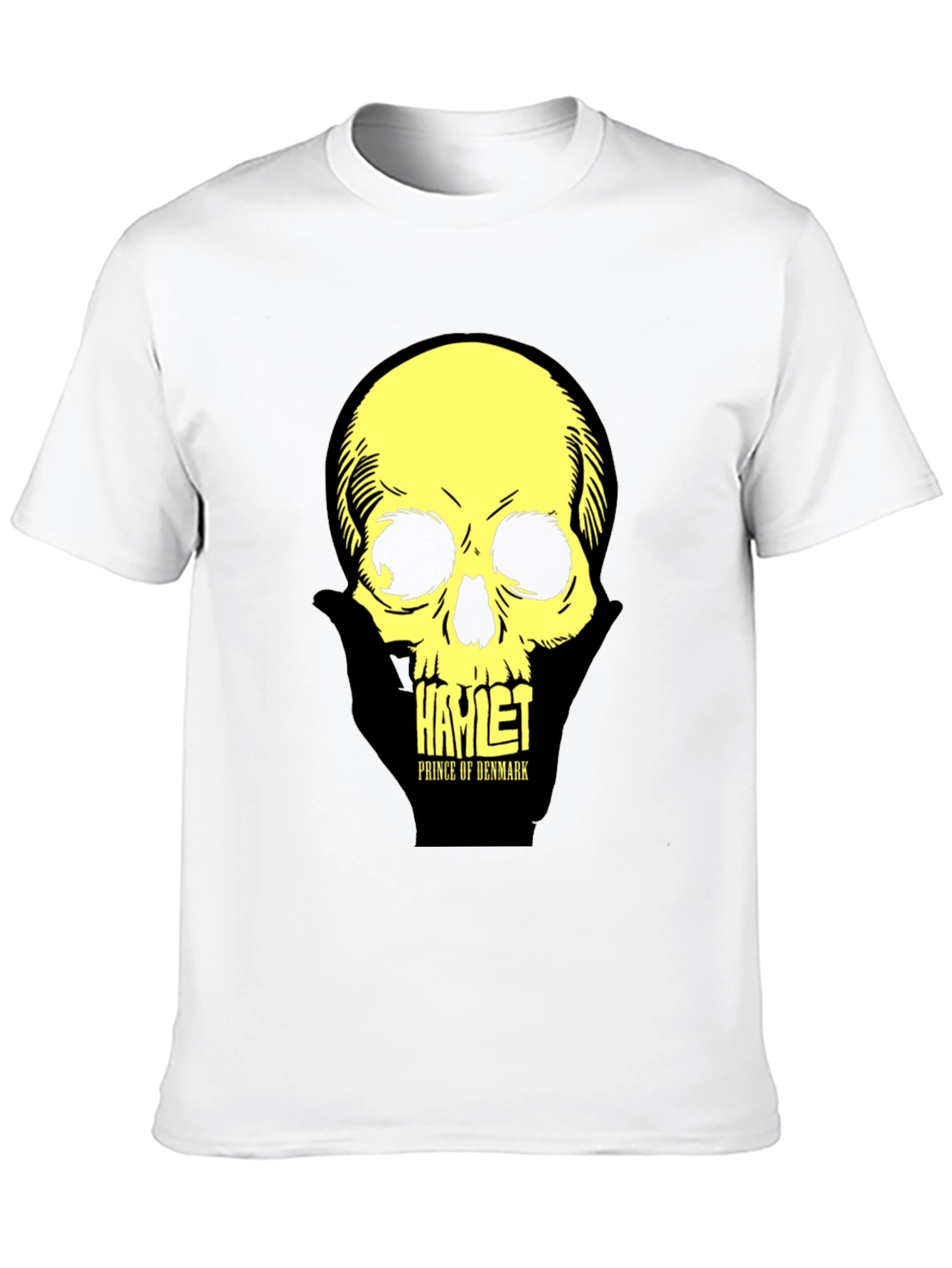 Hamlet Skull T-Shirt: Prince of Denmark Graphic Tee