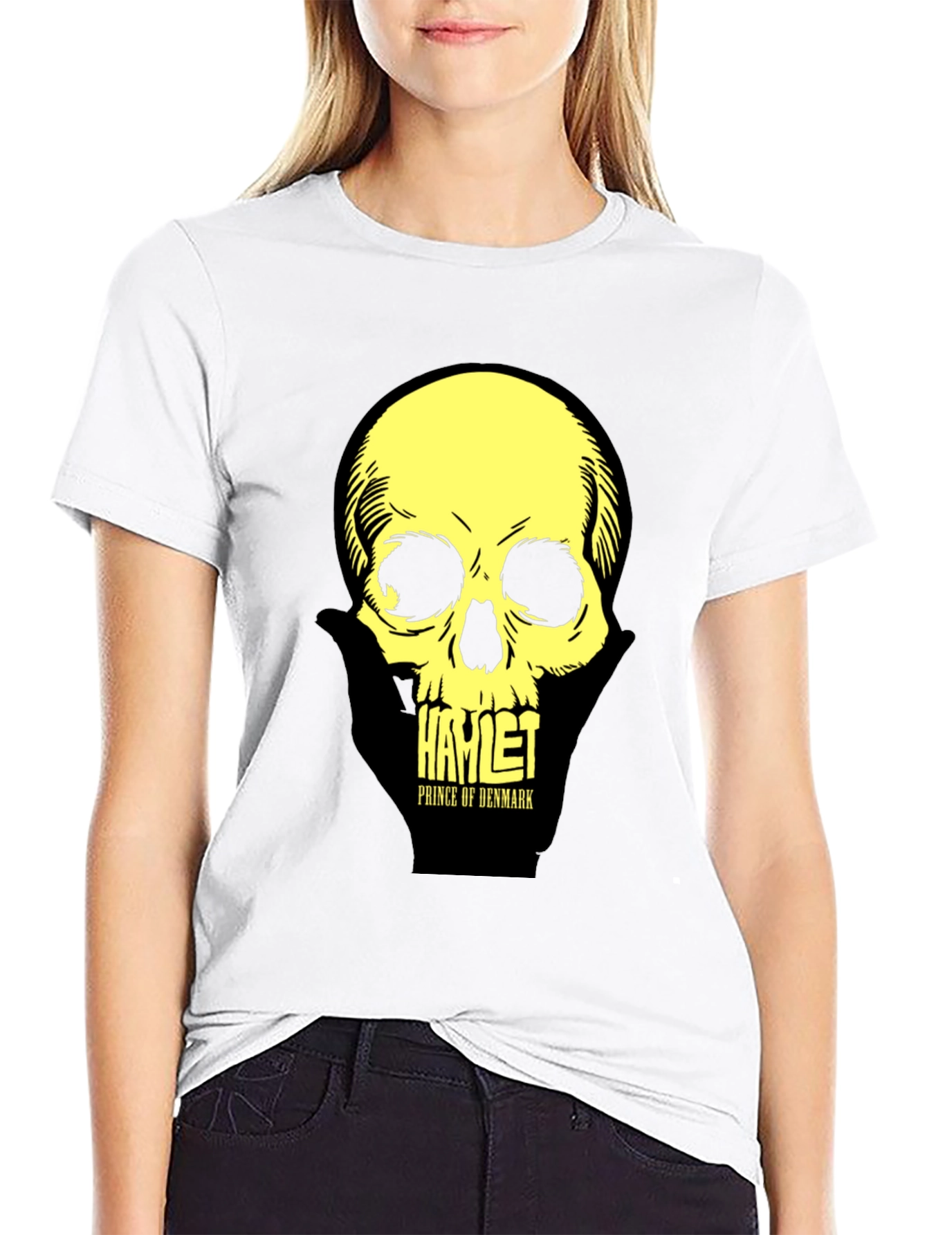 Hamlet Skull T-Shirt: Prince of Denmark Graphic Tee