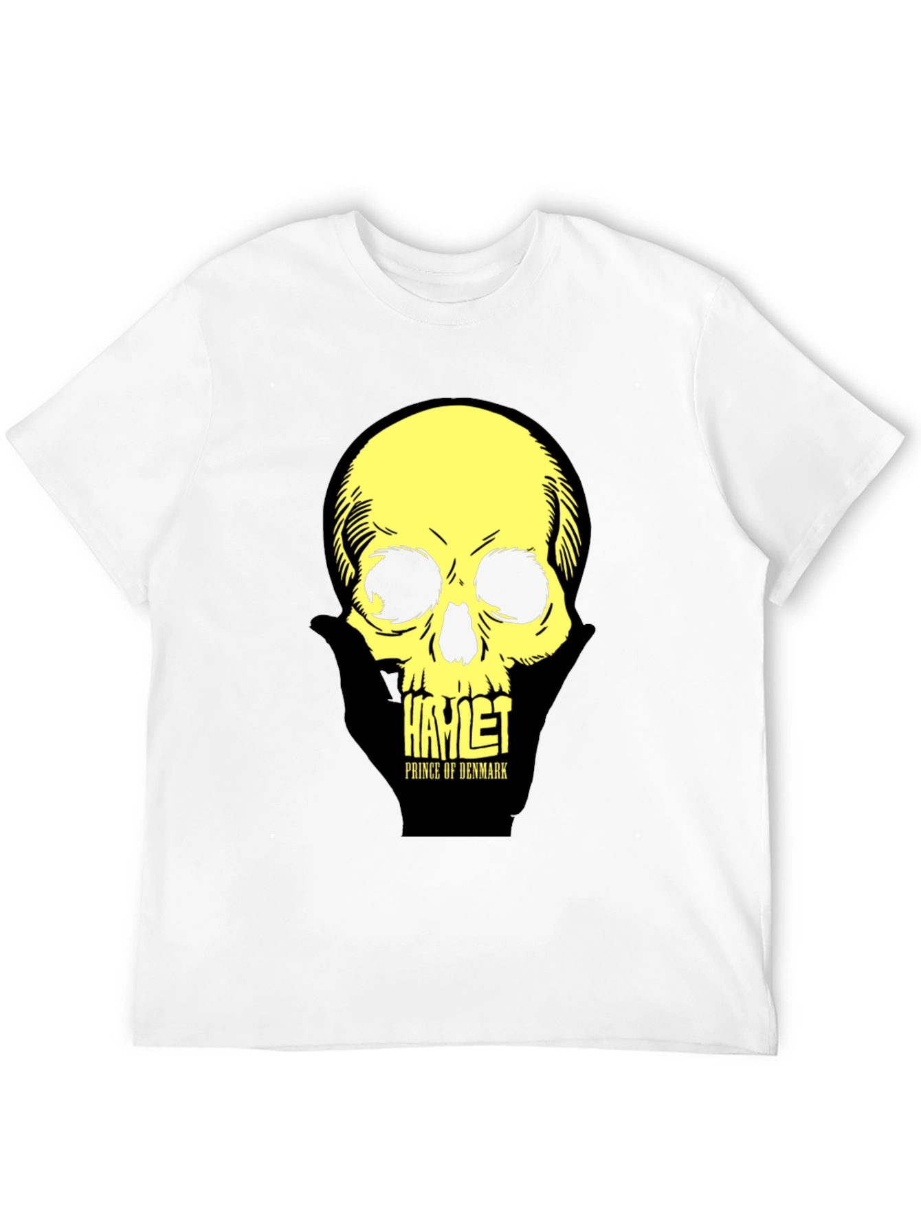 Hamlet Skull T-Shirt: Prince of Denmark Graphic Tee