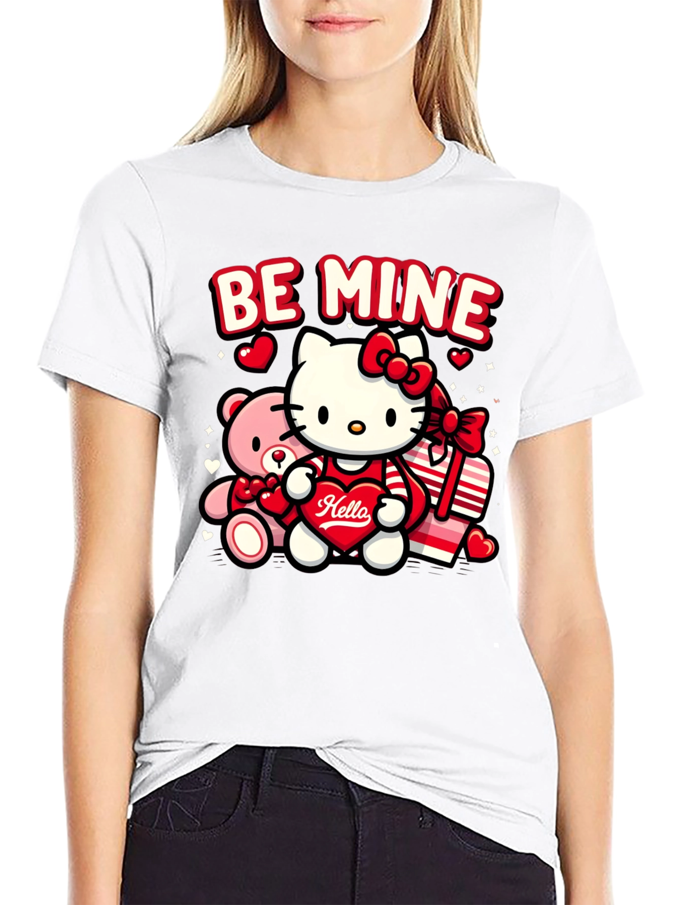Be Mine Hello Kitty Valentines Day T-Shirt